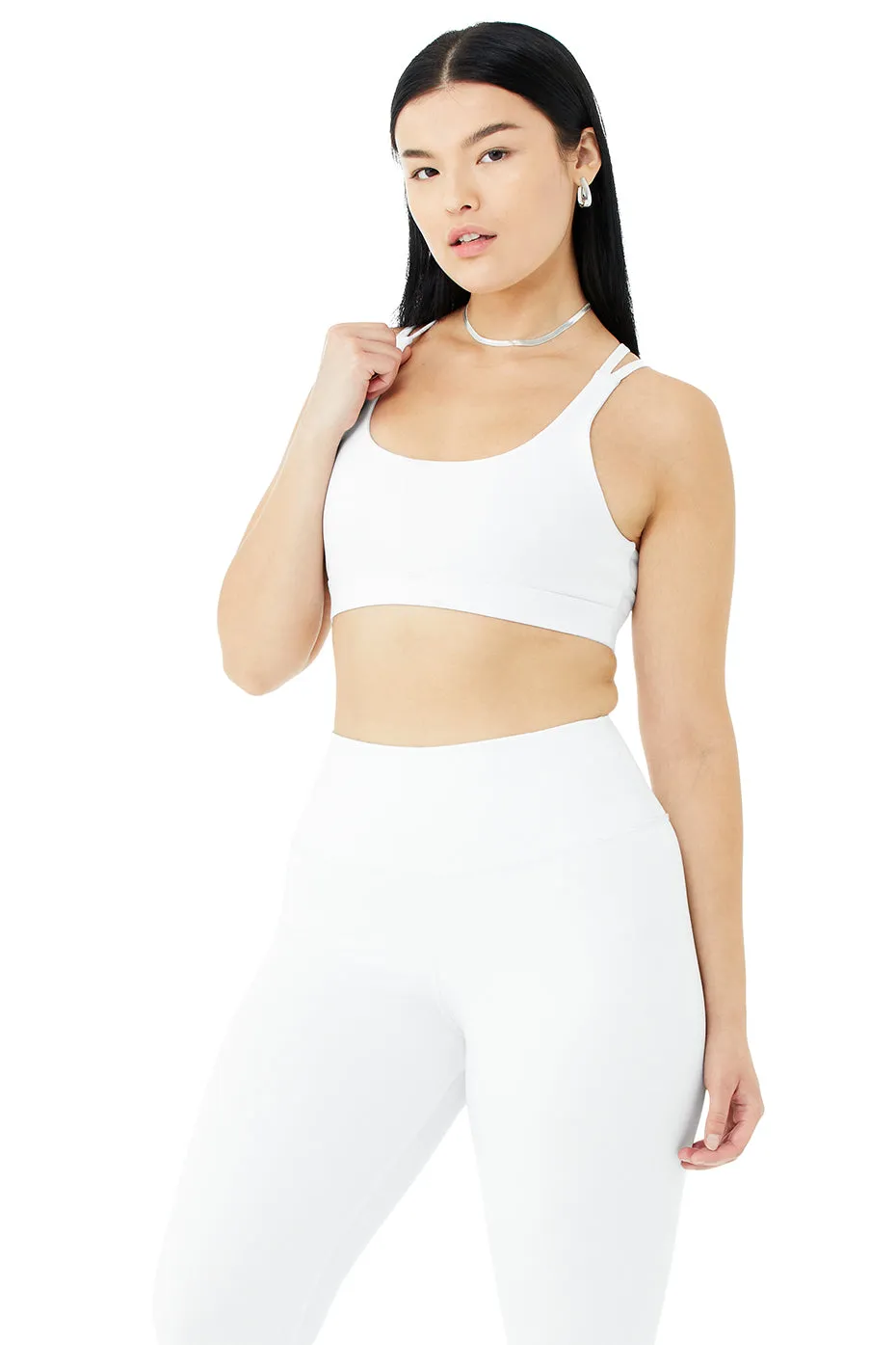 Airbrush Suspension Bra - White