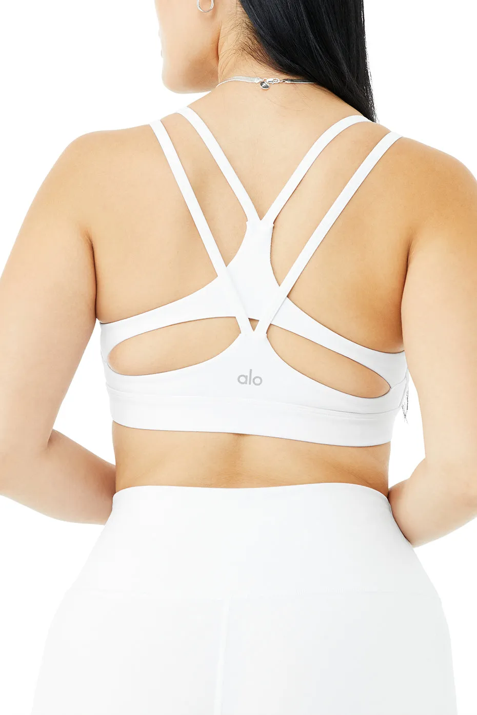 Airbrush Suspension Bra - White