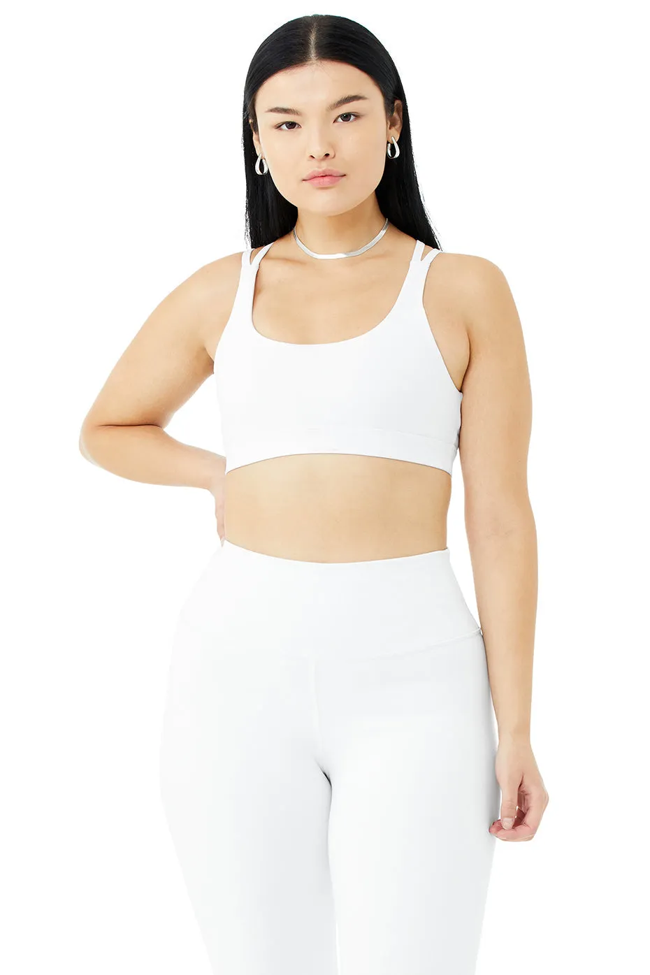 Airbrush Suspension Bra - White