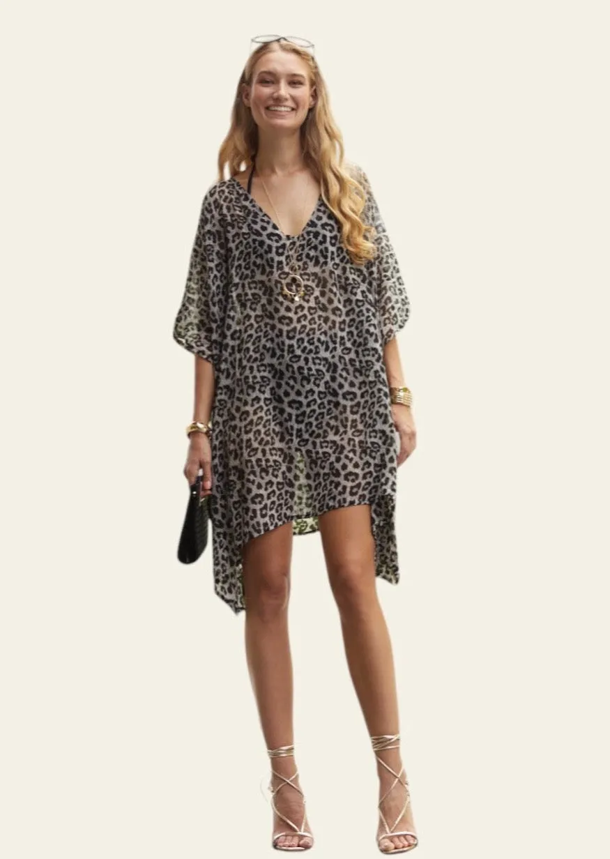 Animal Print Cover Up
