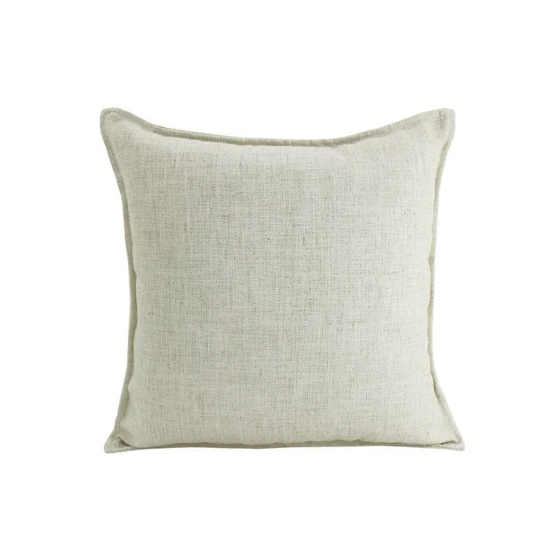 Beige Linen Cushion - 45cm x 45cm