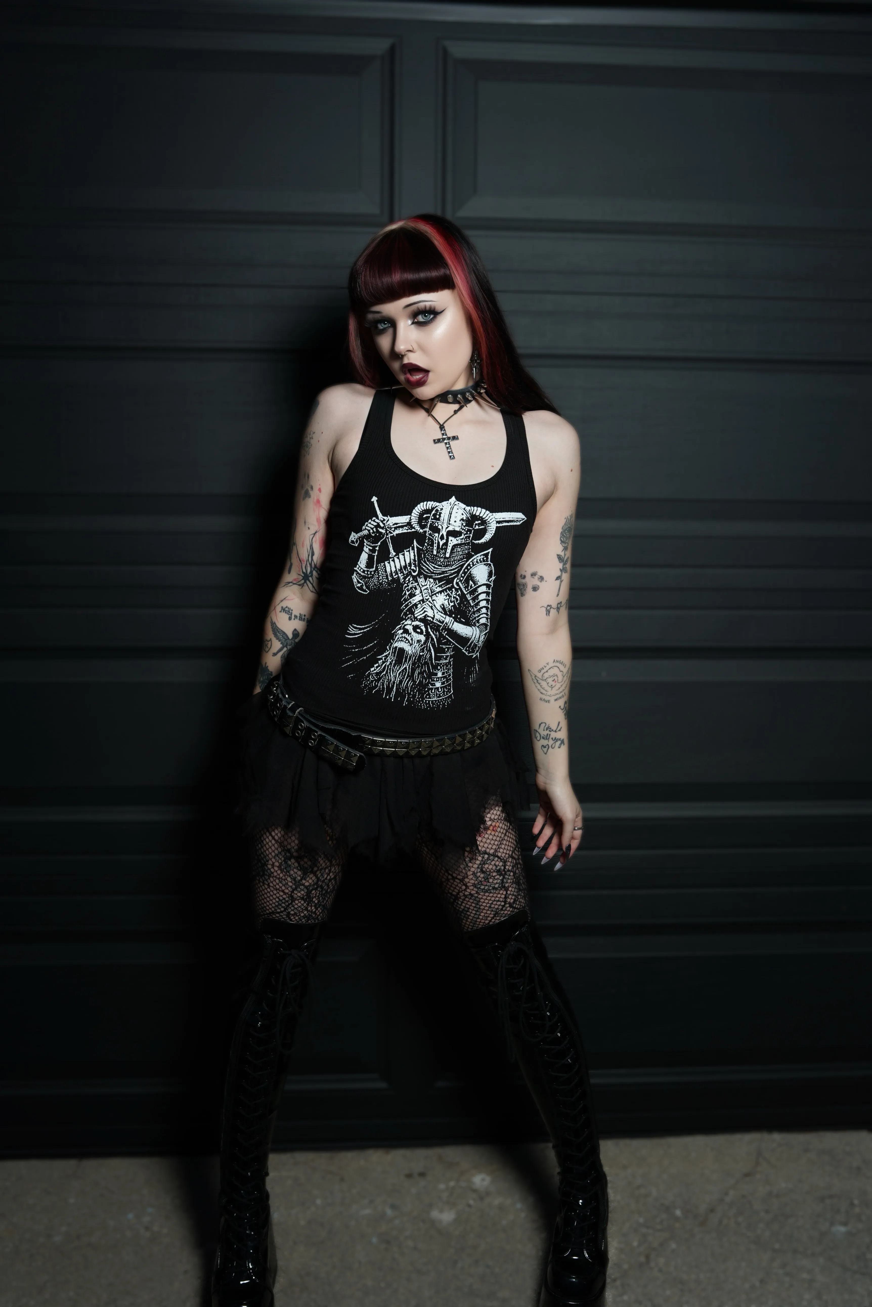 Butcher Ribbed Tank Top