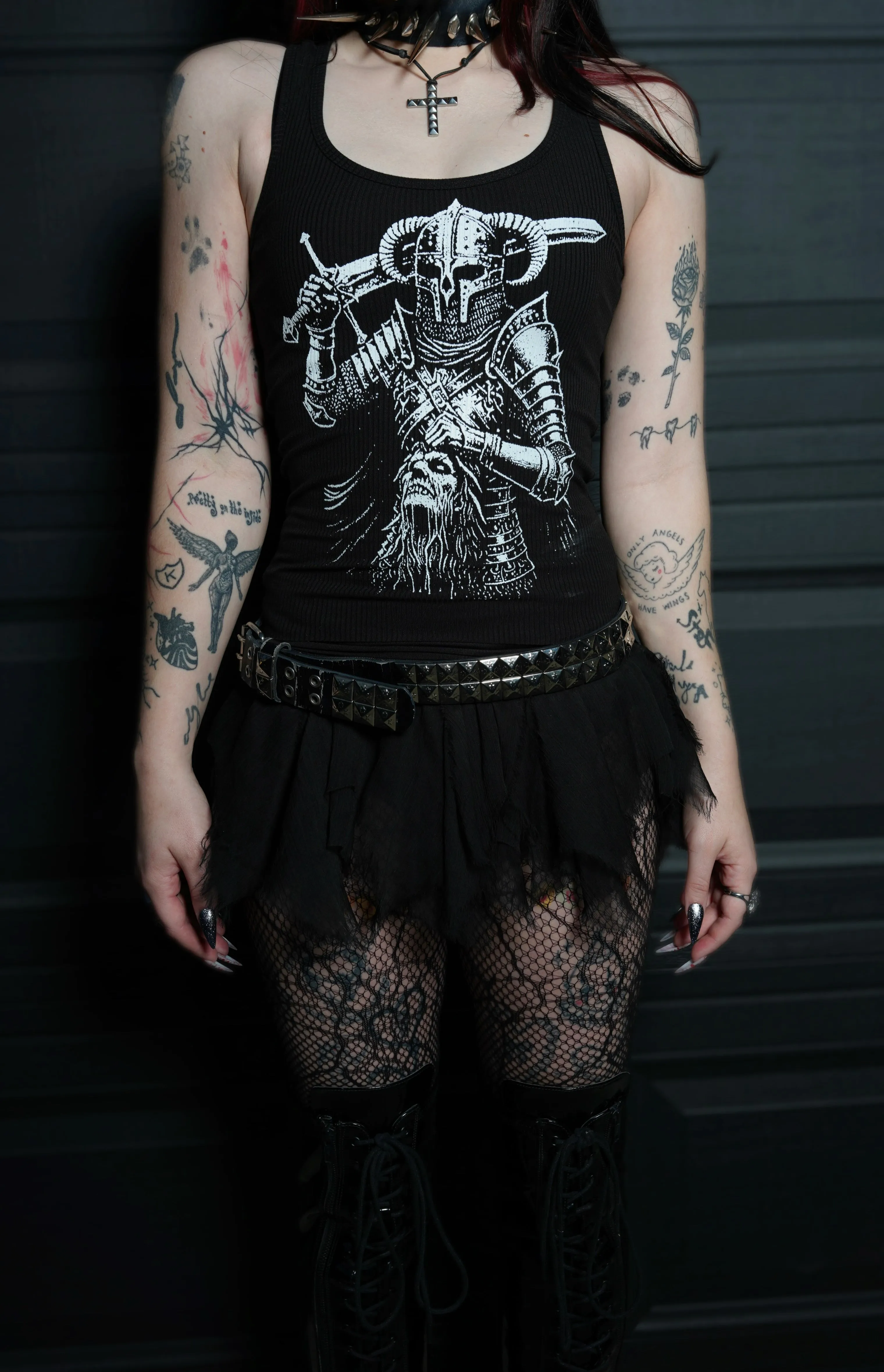 Butcher Ribbed Tank Top