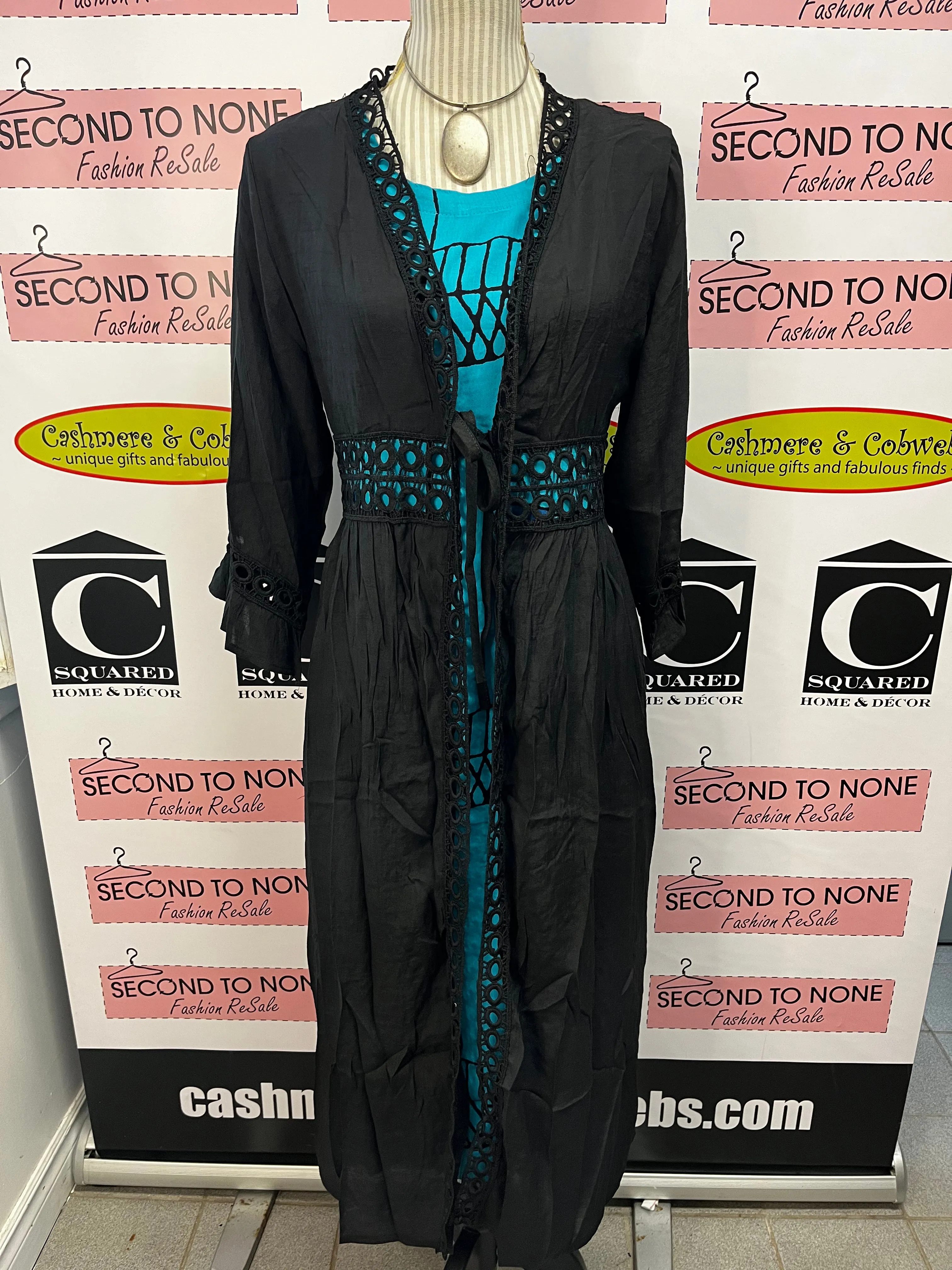 Cutout Tie Front Duster (Only 2  Colours Left!)