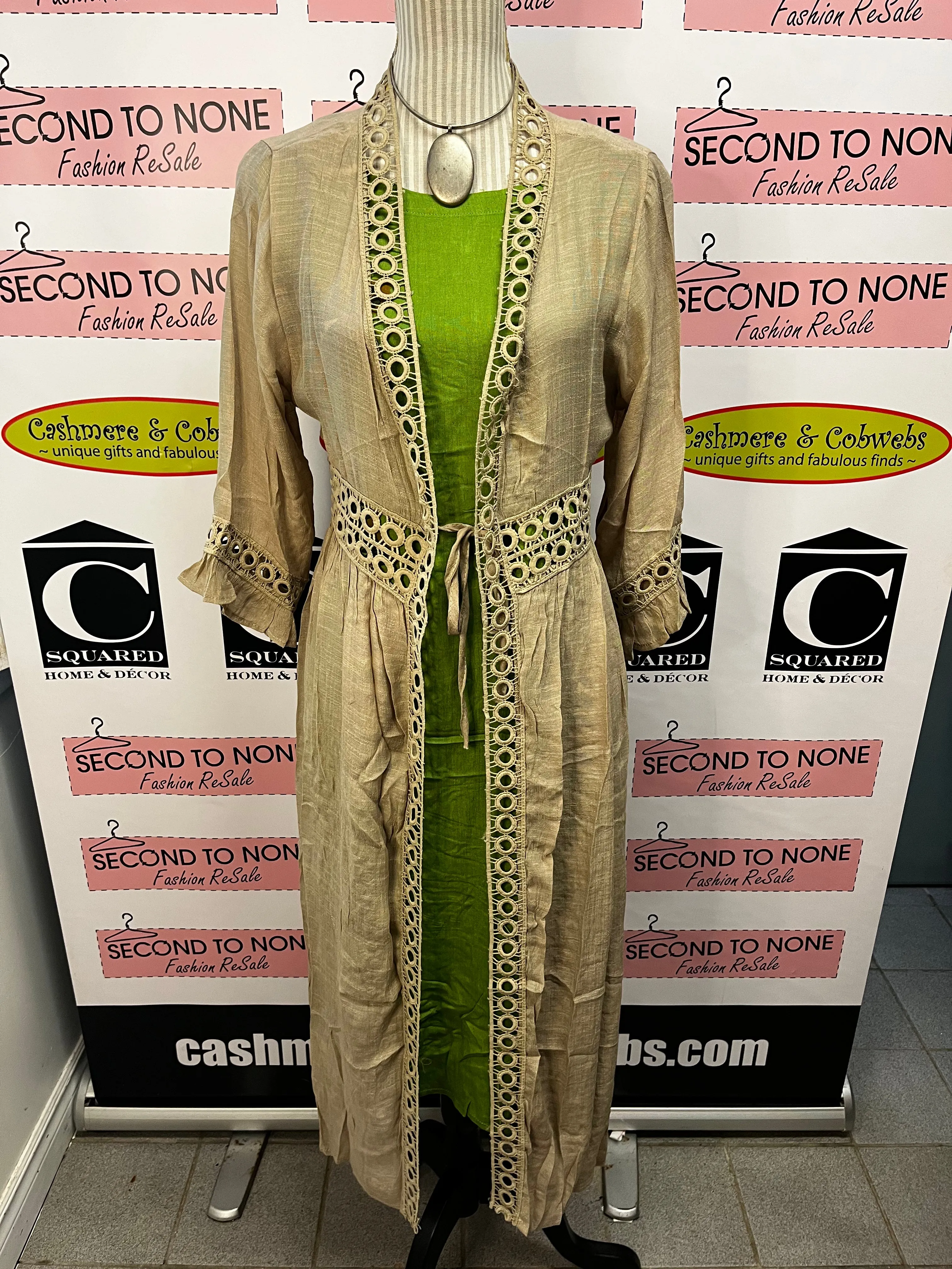 Cutout Tie Front Duster (Only 2  Colours Left!)