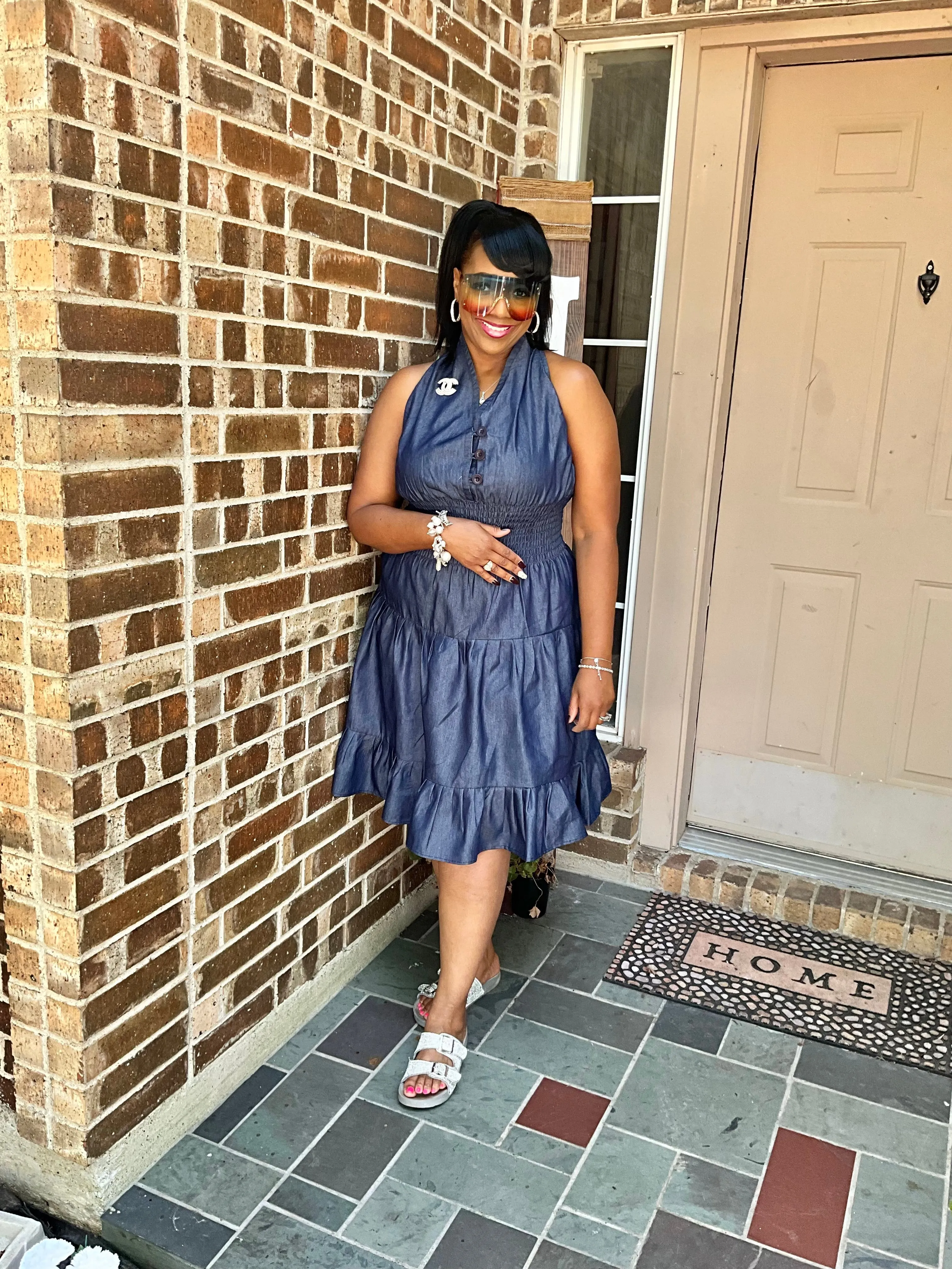 Denim Daisy Sundress