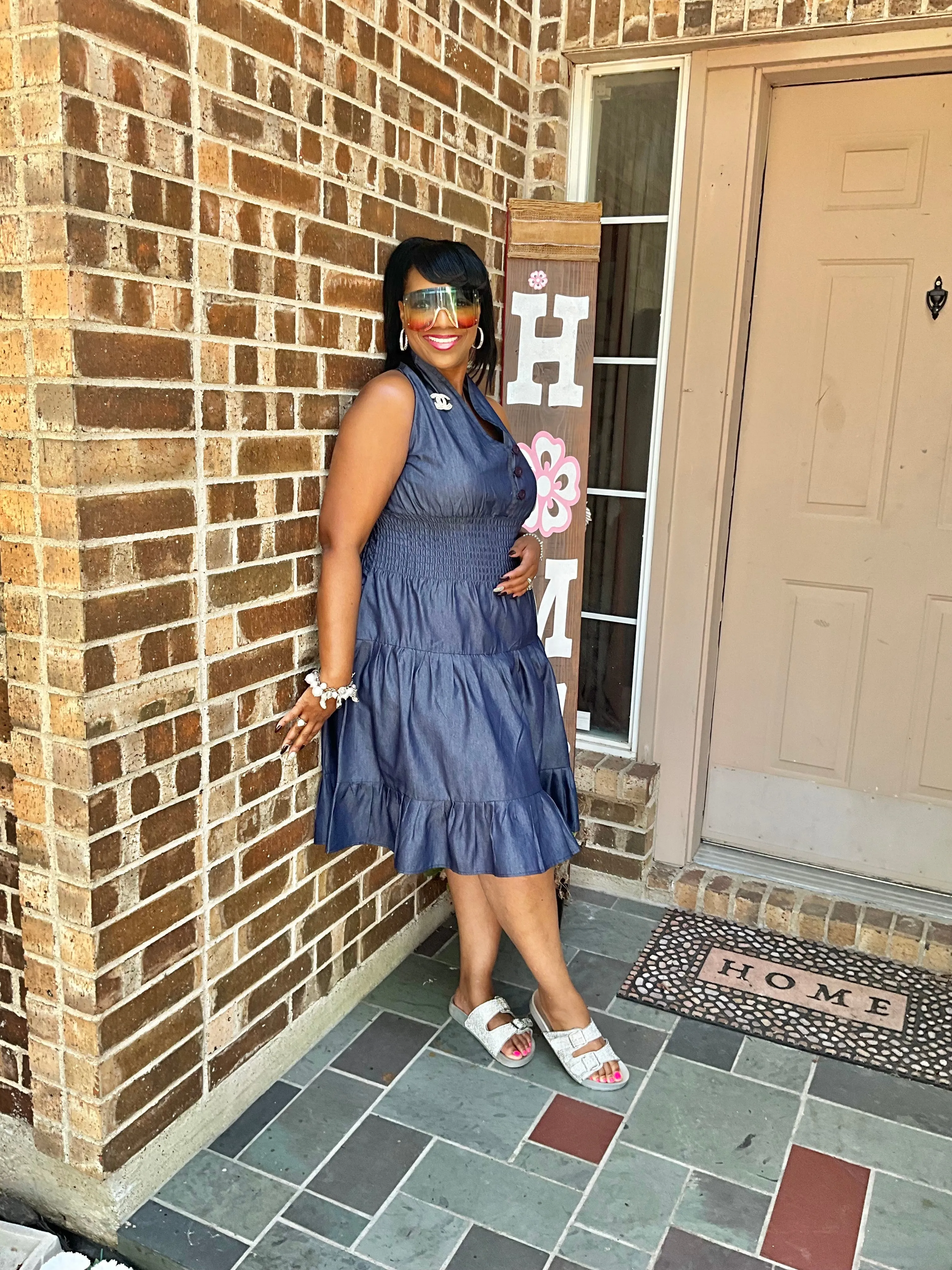 Denim Daisy Sundress