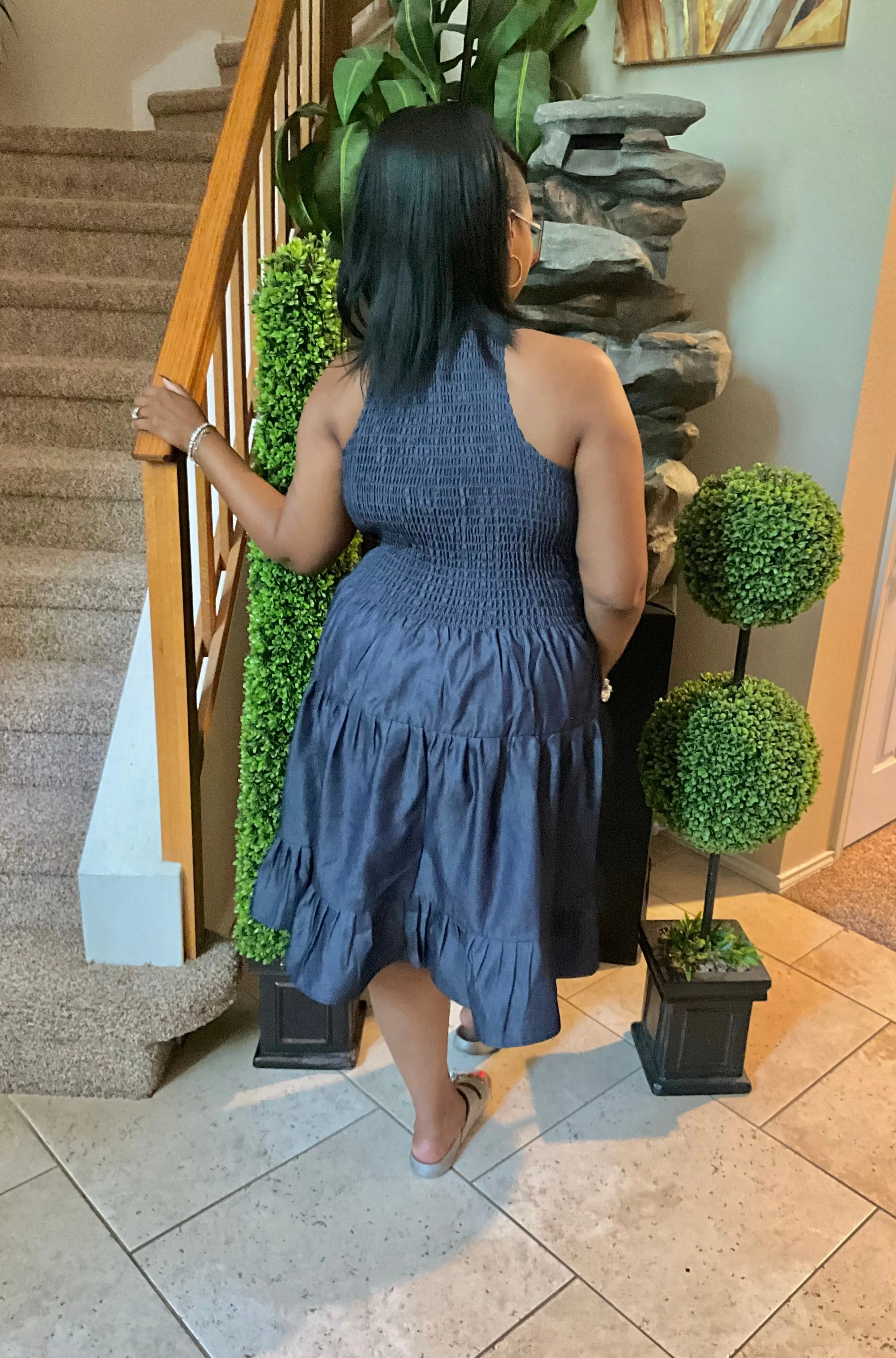 Denim Daisy Sundress