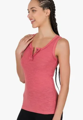 Desert Rose Ribbed Tank Top