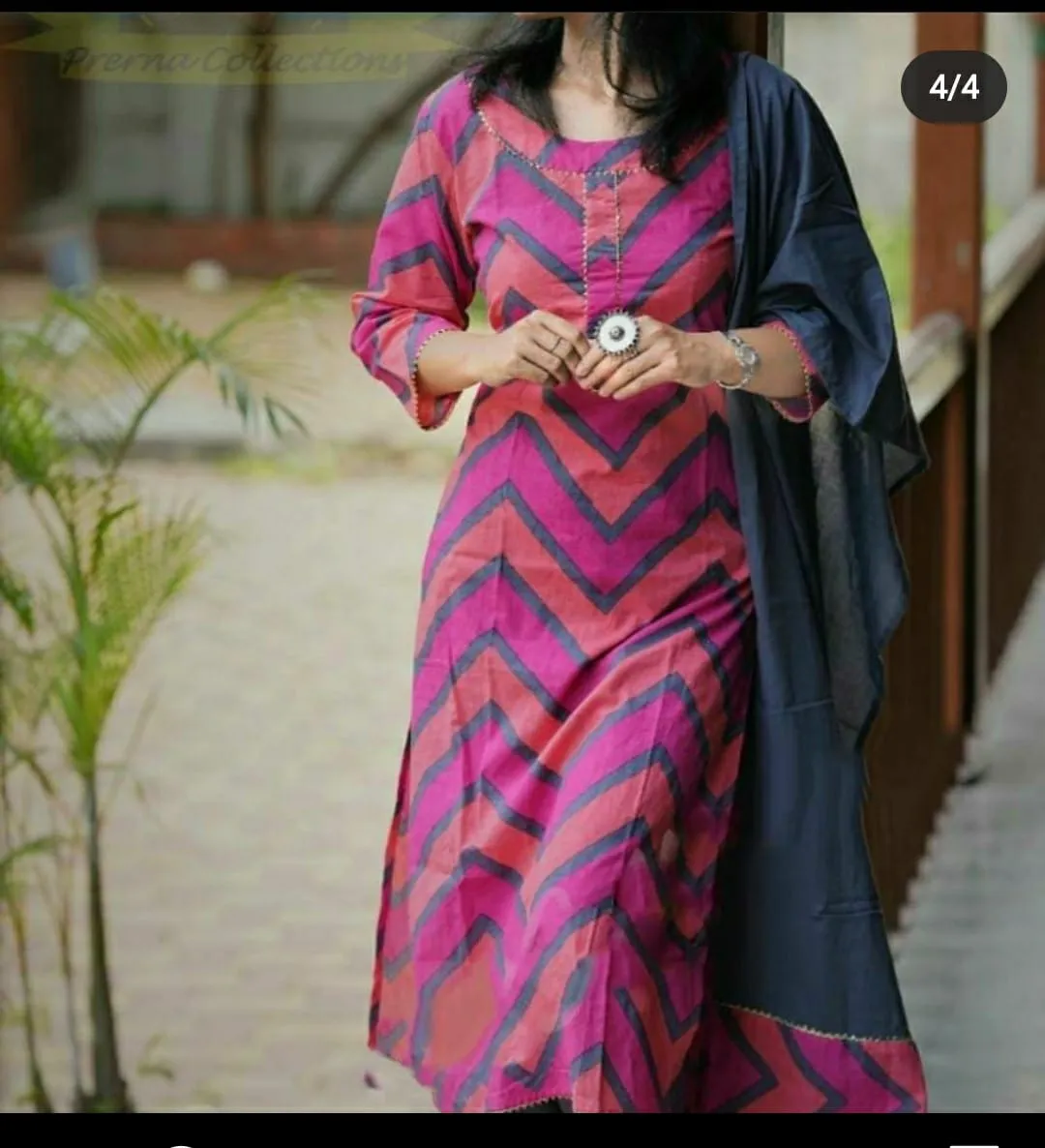 Elegant Rayon Kurti, Palazzo, and Dupatta Set