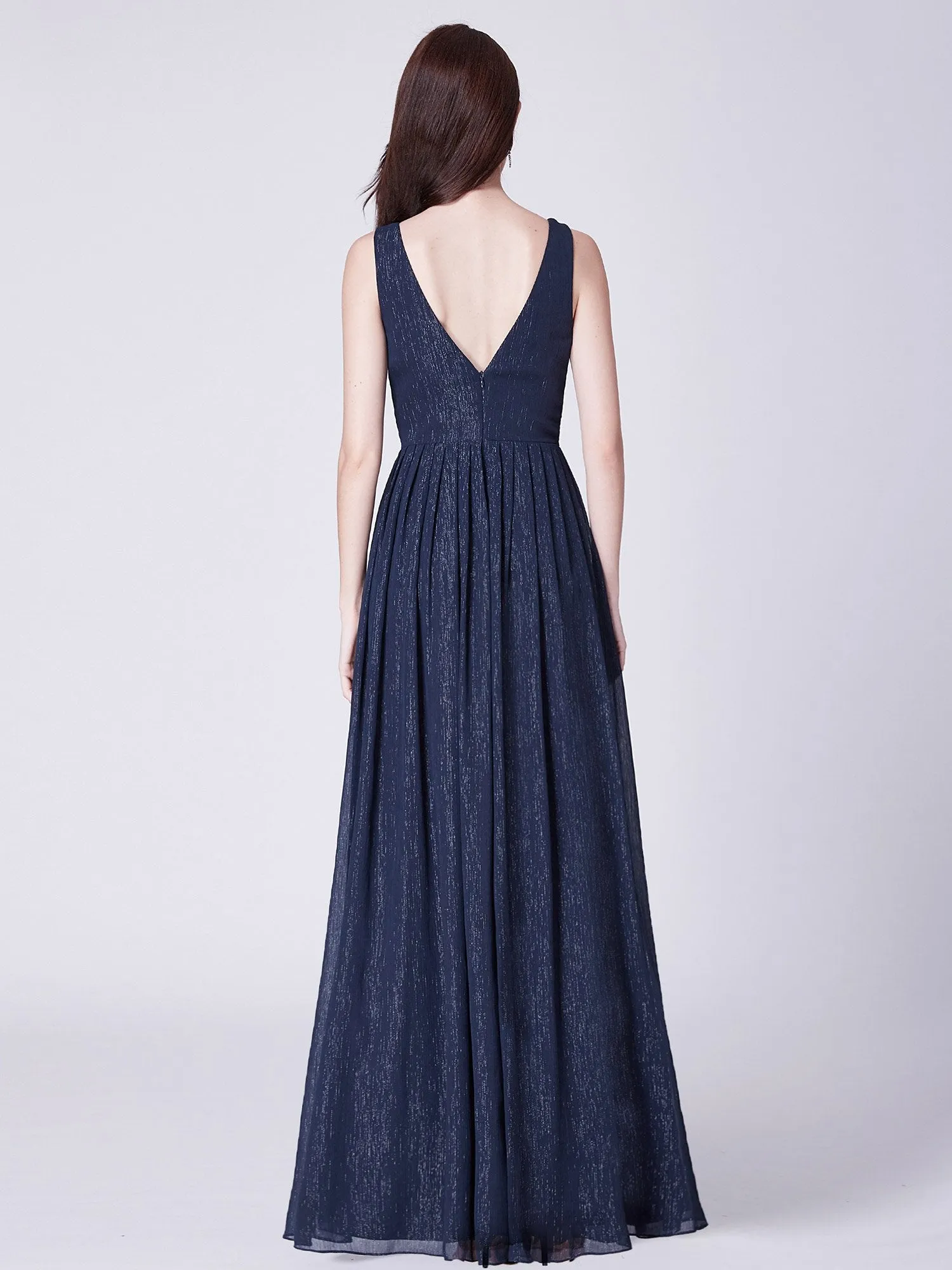 Ever-Pretty Deep V Neck Long Chiffon Evening Prom Dresses EP07465