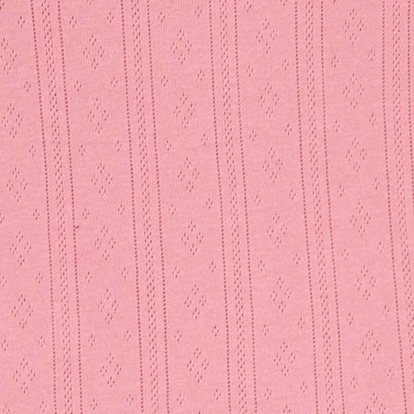 girls pink guava pointelle puff sleeve shirt
