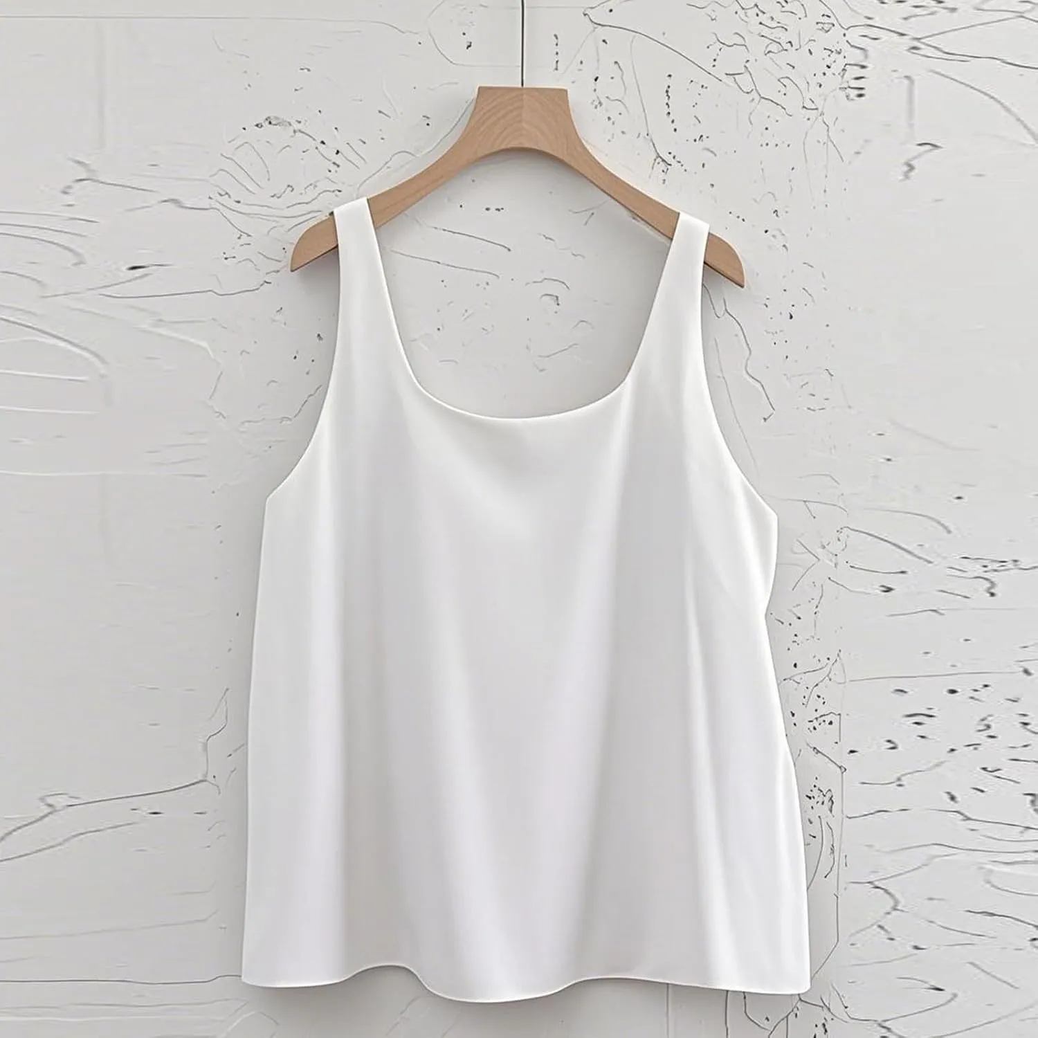 HGps8w Cotton Linen Tank Top for Womens Lightweight Summer Square Neck Tunic Shirts Loose Fit Casual Sleeveless Blouse