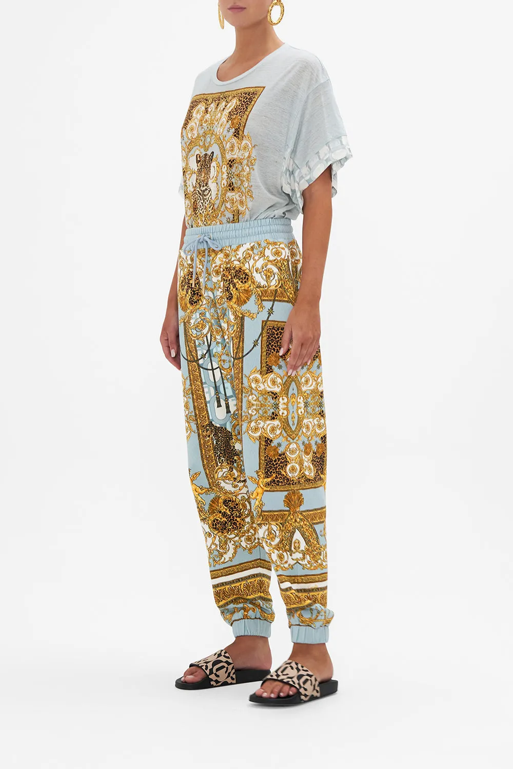 JERSEY TRACK PANT PALAZZO PRIDE