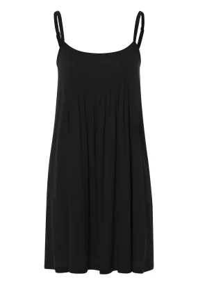 Juliet Pleated Cotton Babydoll | Black 77747-019