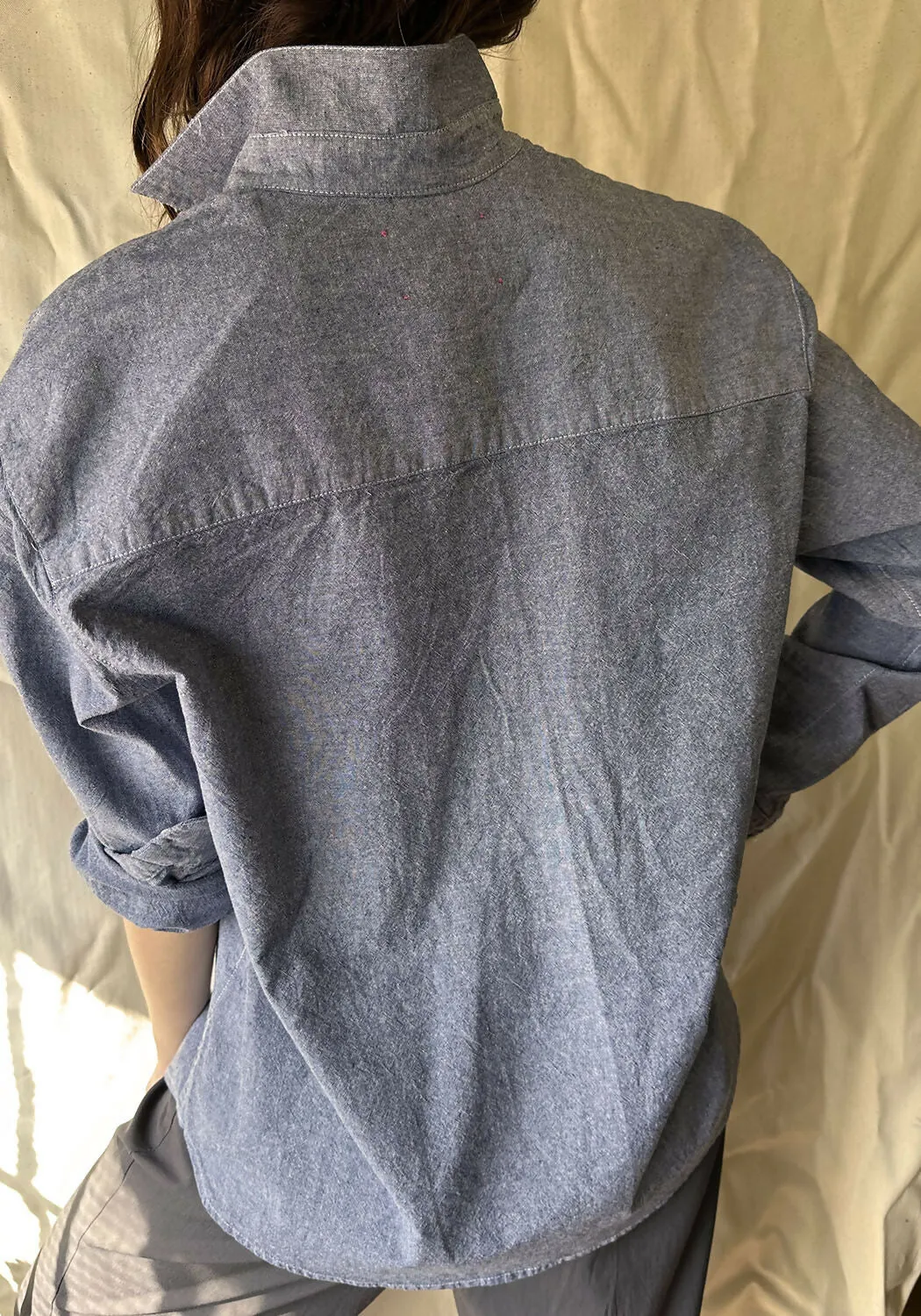 Le Classic Denim Chambray Shirt