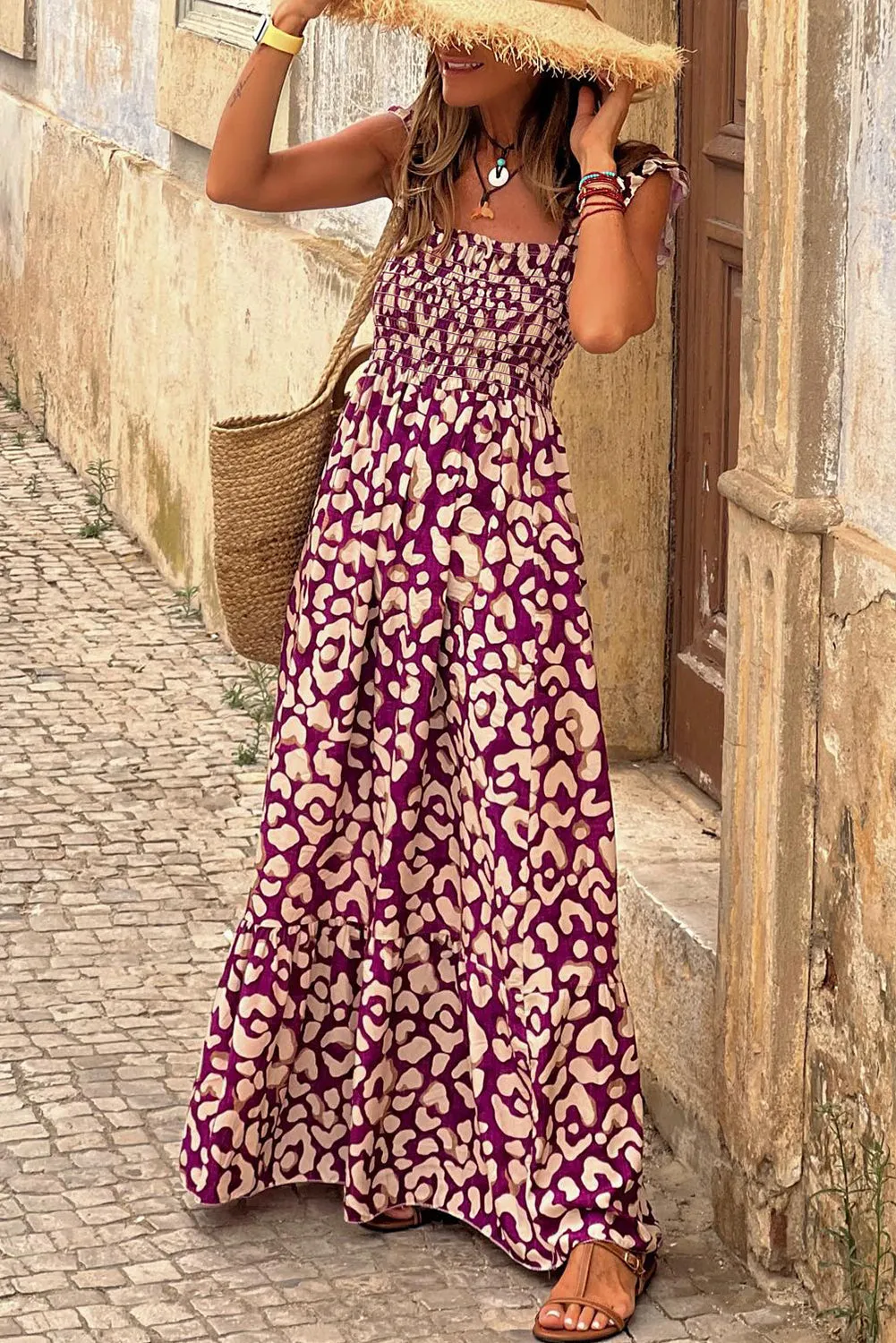 Leopard Sundress Dress