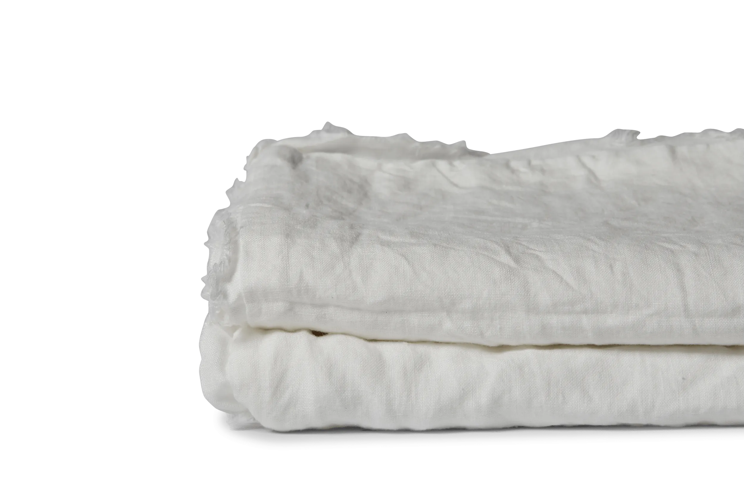 LINEN DUVET SET ANTIQ WHITE