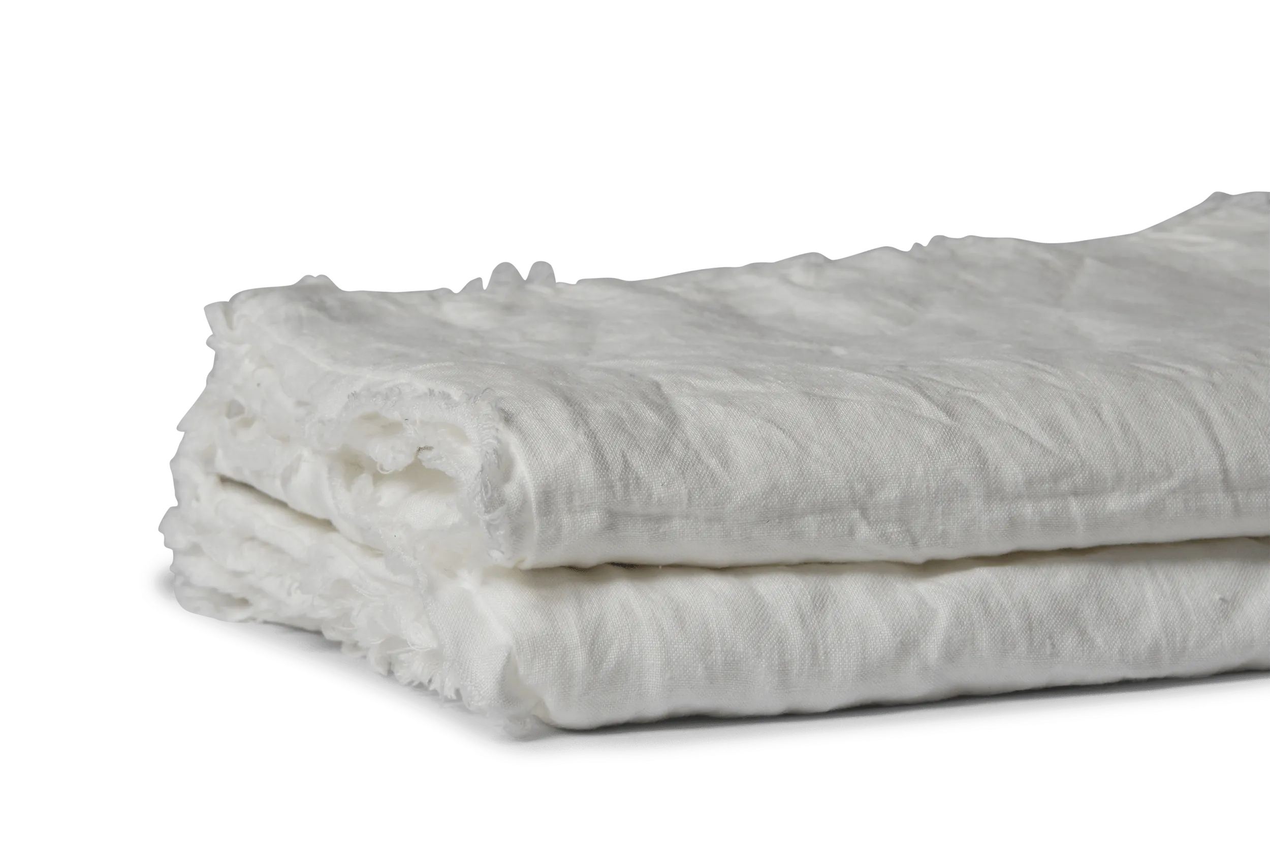 LINEN DUVET SET ANTIQ WHITE