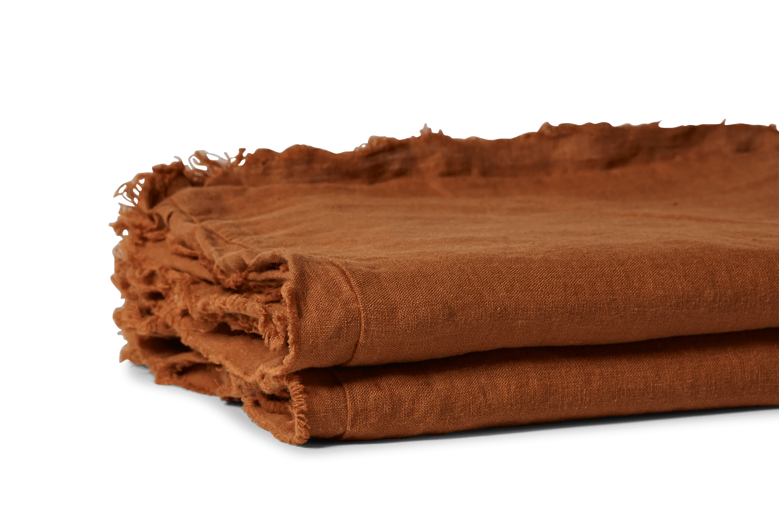 LINEN DUVET SET TOBACCO