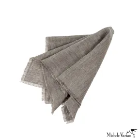 Linen Napkins Set of 4 Warm Grey