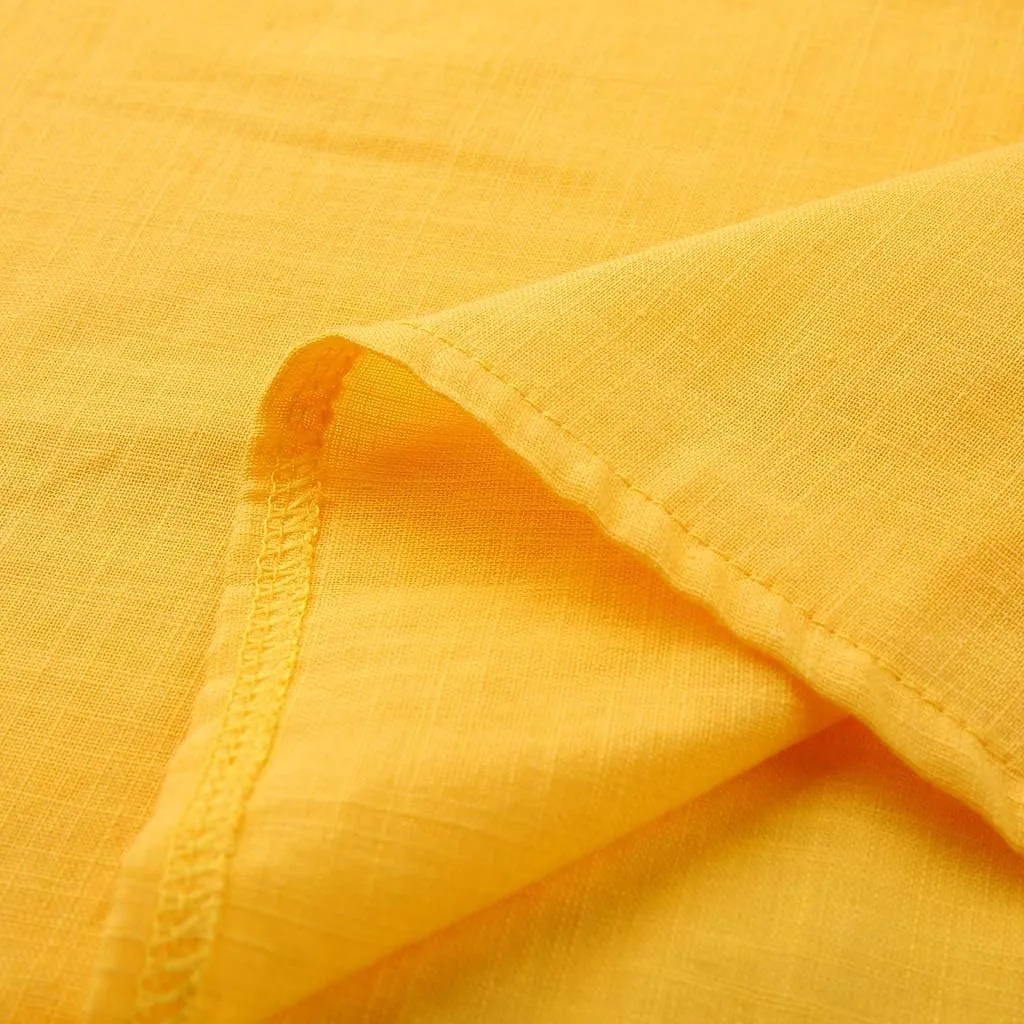 Linen Shirts for Women Summer Cotton Crewneck Blouses Casual Loose Fit Short Sleeve Tunic Tops Soft Side Split Tees