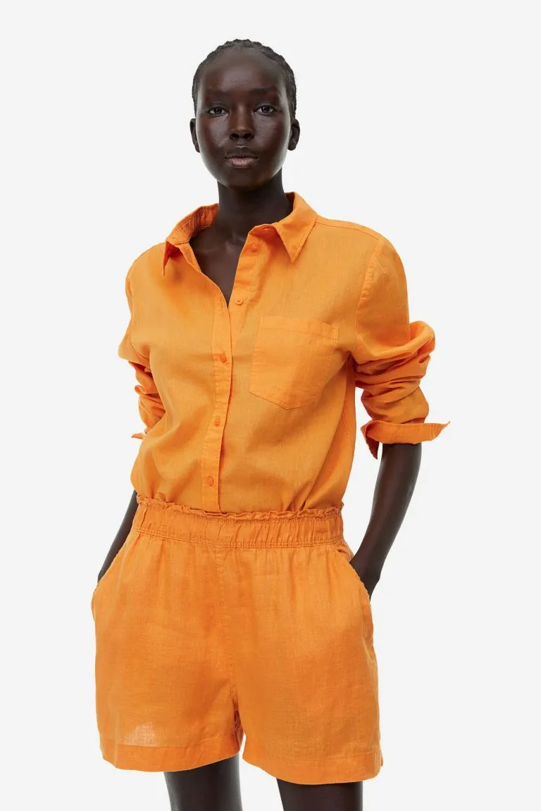 Linen shorts H&M