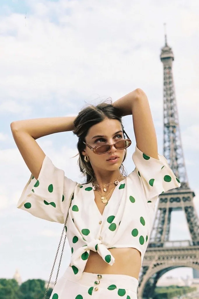 Lolita Dot Boulevards Top