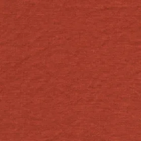 Lonan Burnt Orange Linen Fabric
