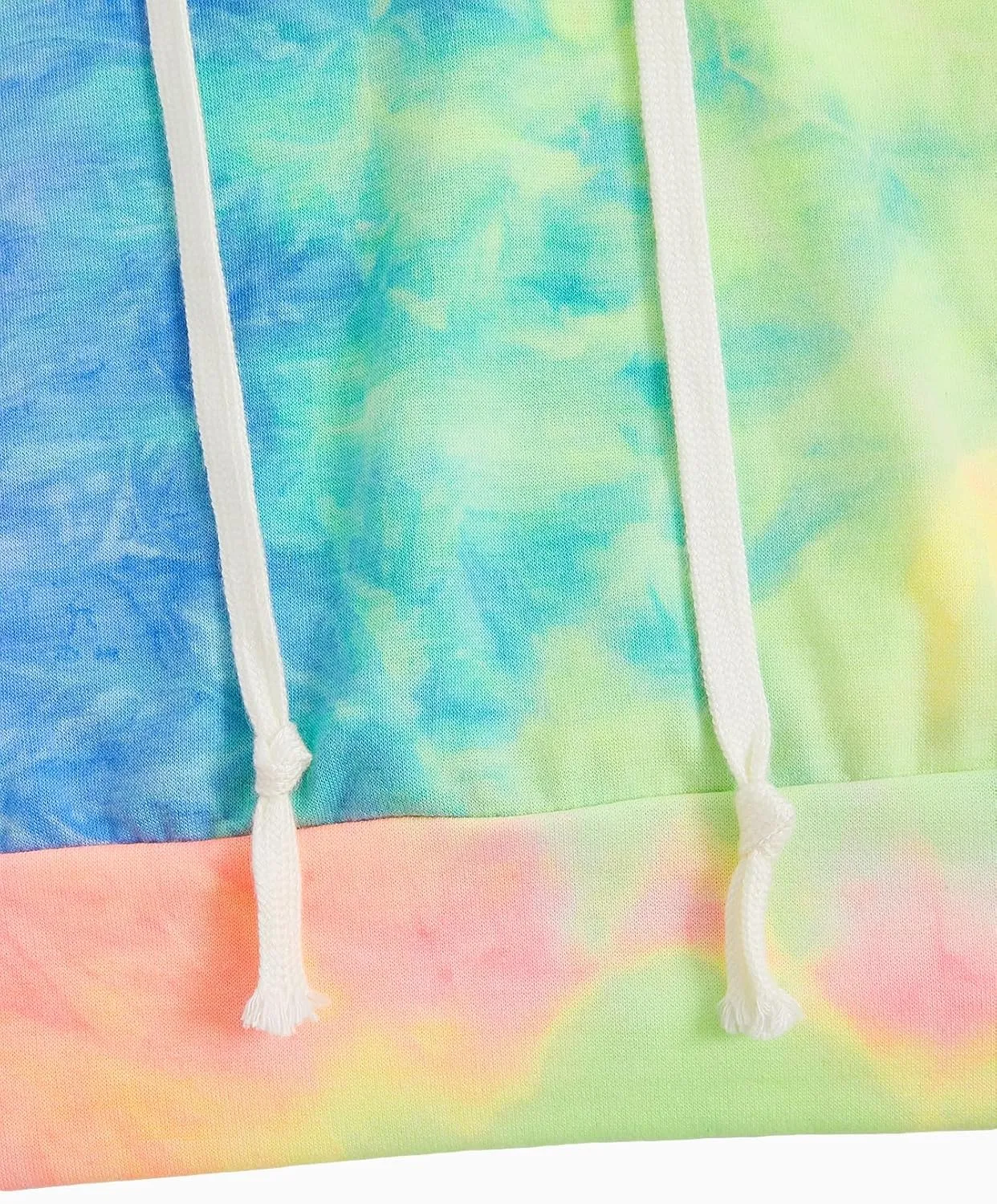 MakeMeChic Women's Tie Dye Sweatshirt Casual Workout Crop Hoodies