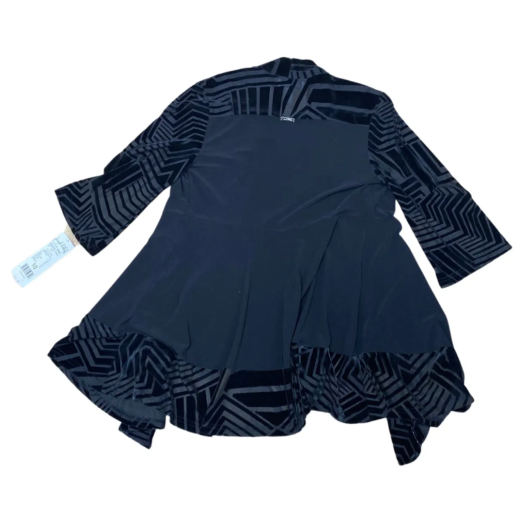NWT! JOSEPH RIBKOFF BLACK BURNT VELVET TWINSET COVERUP AND CAMISOLE SIZE 10