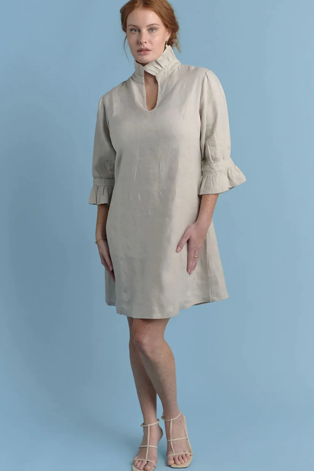Palazzo Dress - Natural