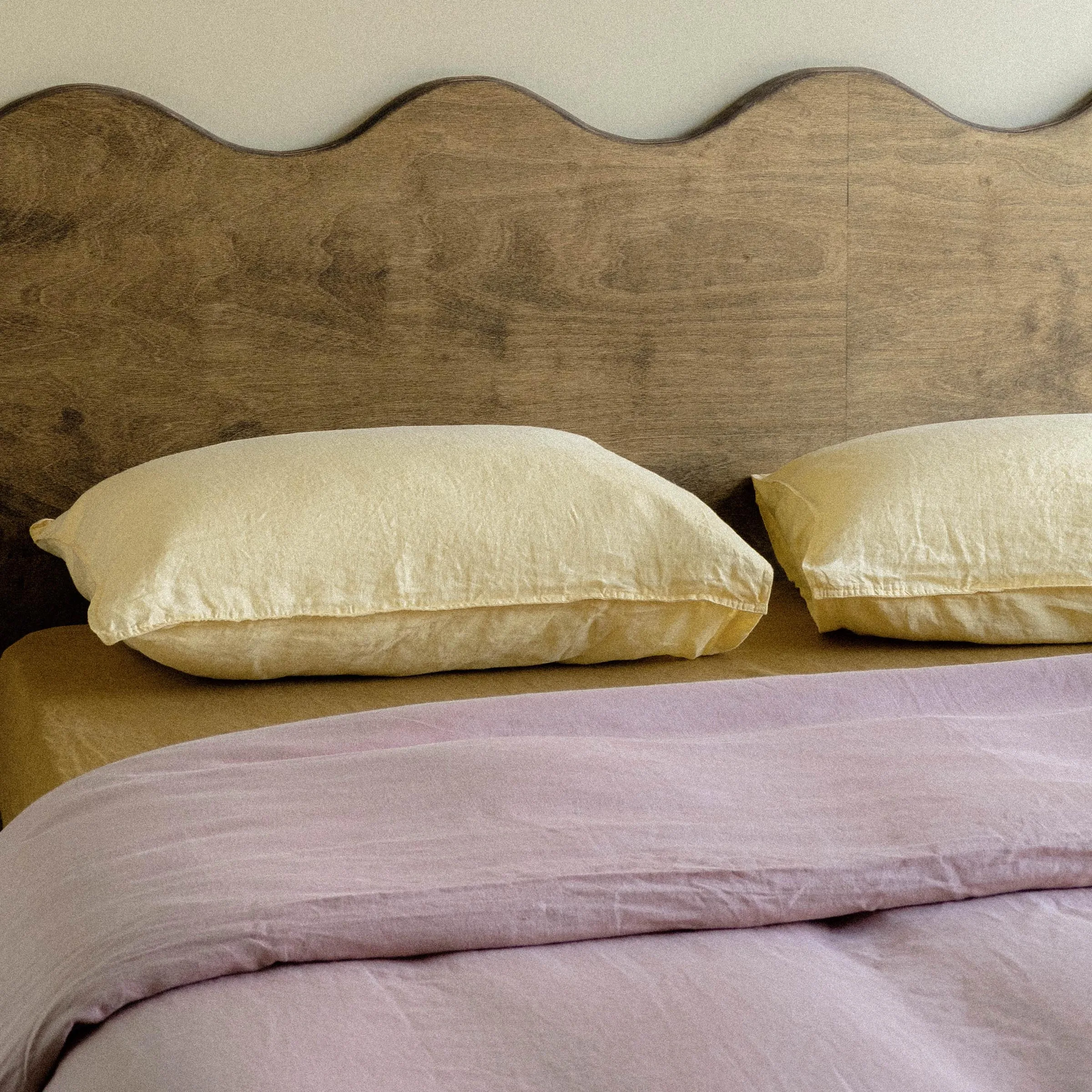 Pillowcase Set - Soft Yellow, Standard