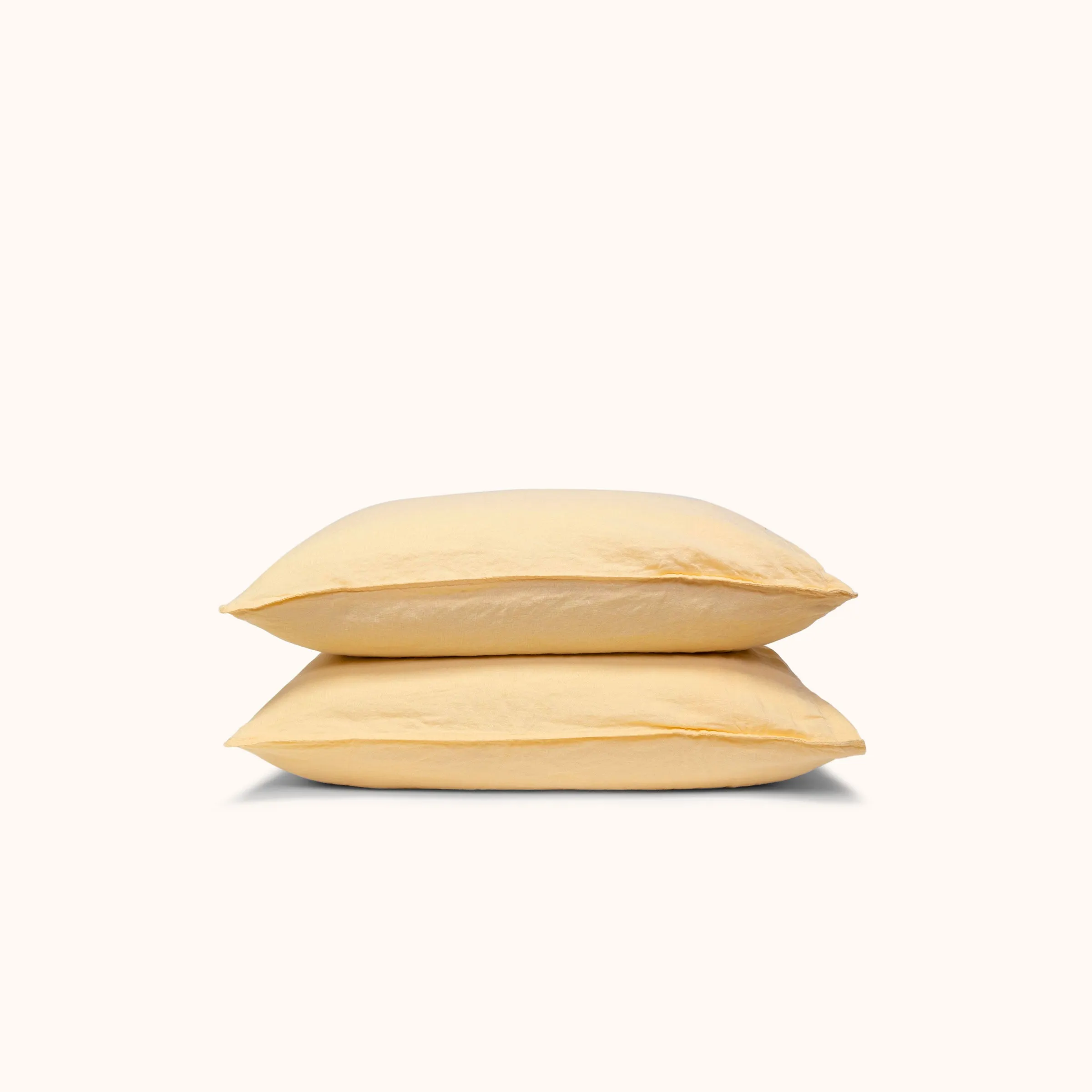 Pillowcase Set - Soft Yellow, Standard