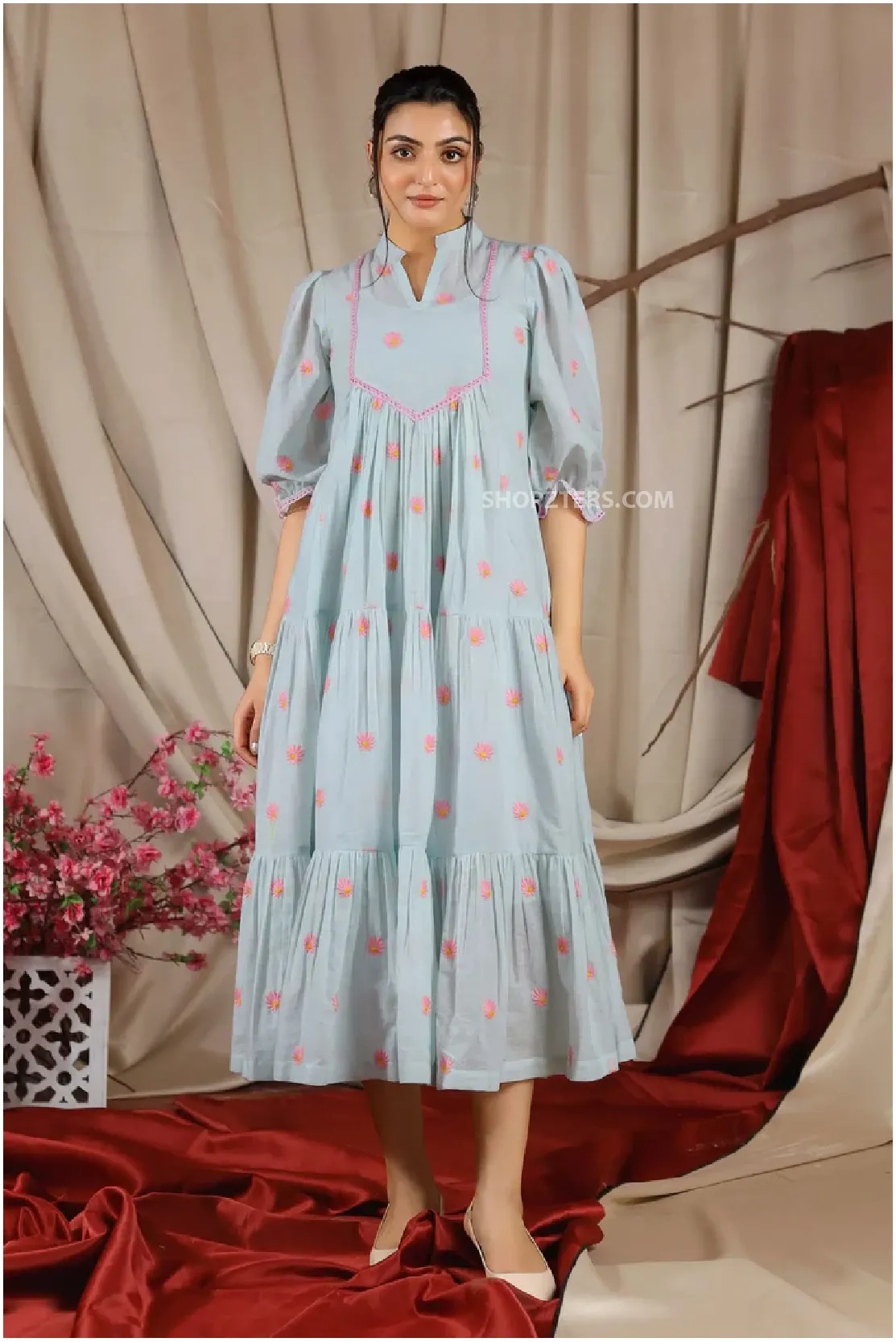 Powder Blue Summer Dress