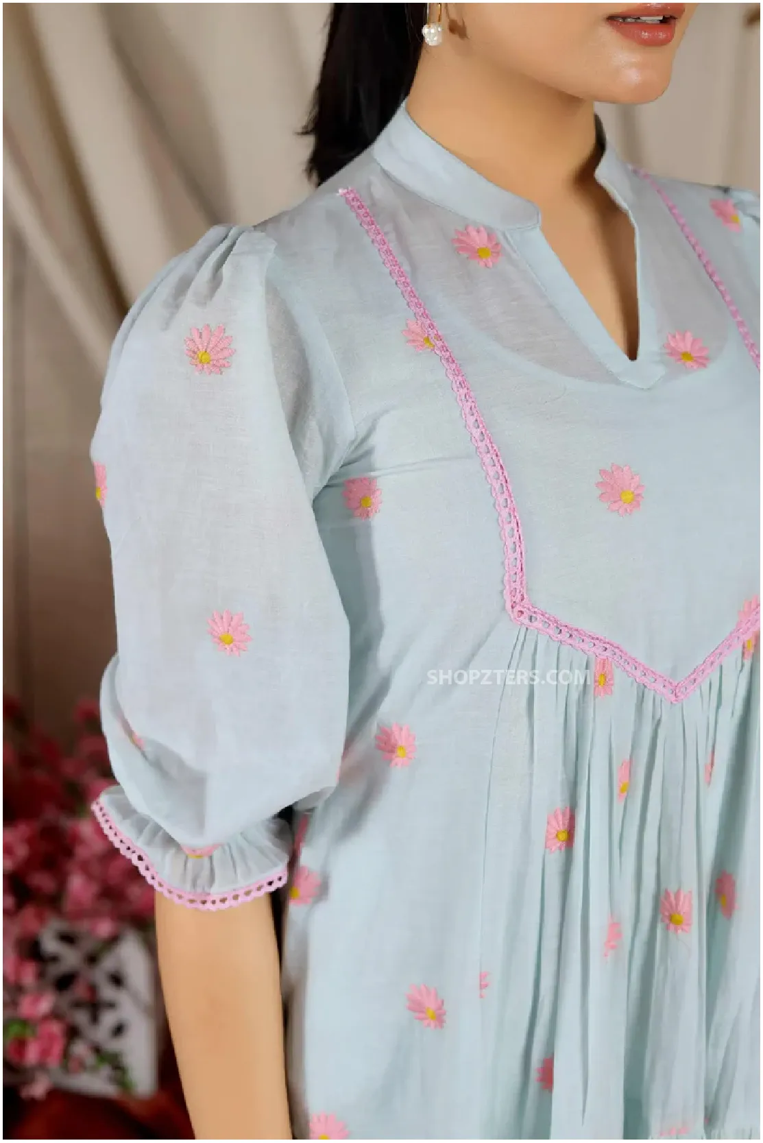 Powder Blue Summer Dress