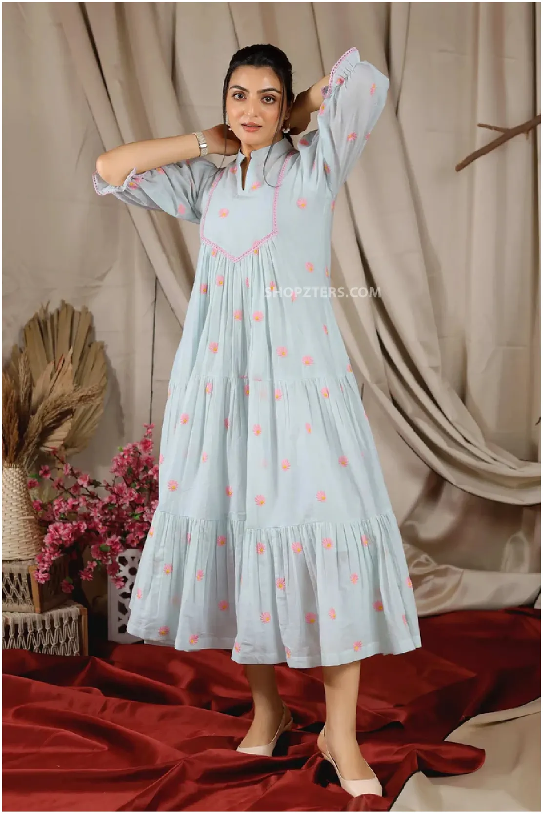 Powder Blue Summer Dress