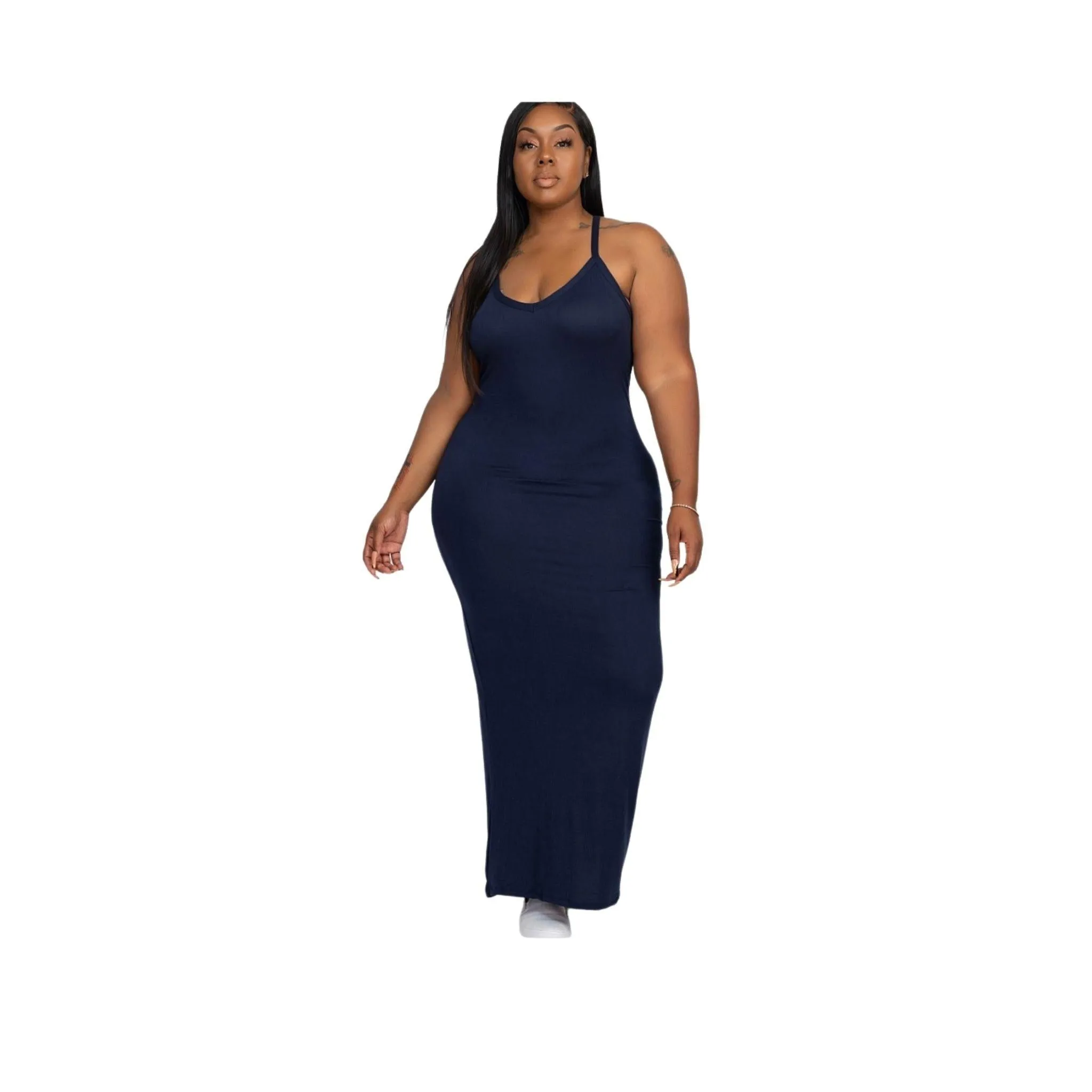 Riley Racer Back Maxi Dress Plus