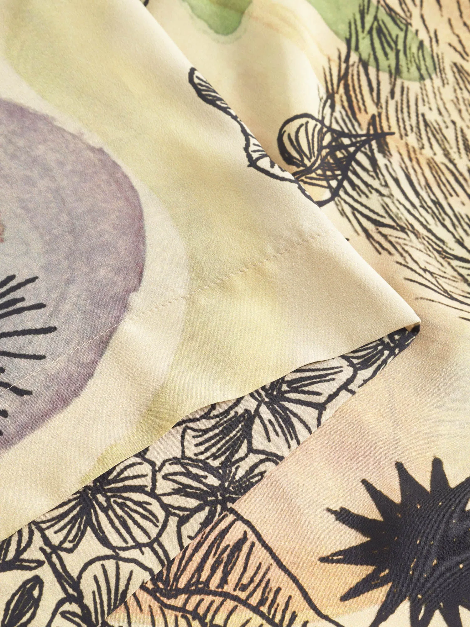 Silk Dress - Print B