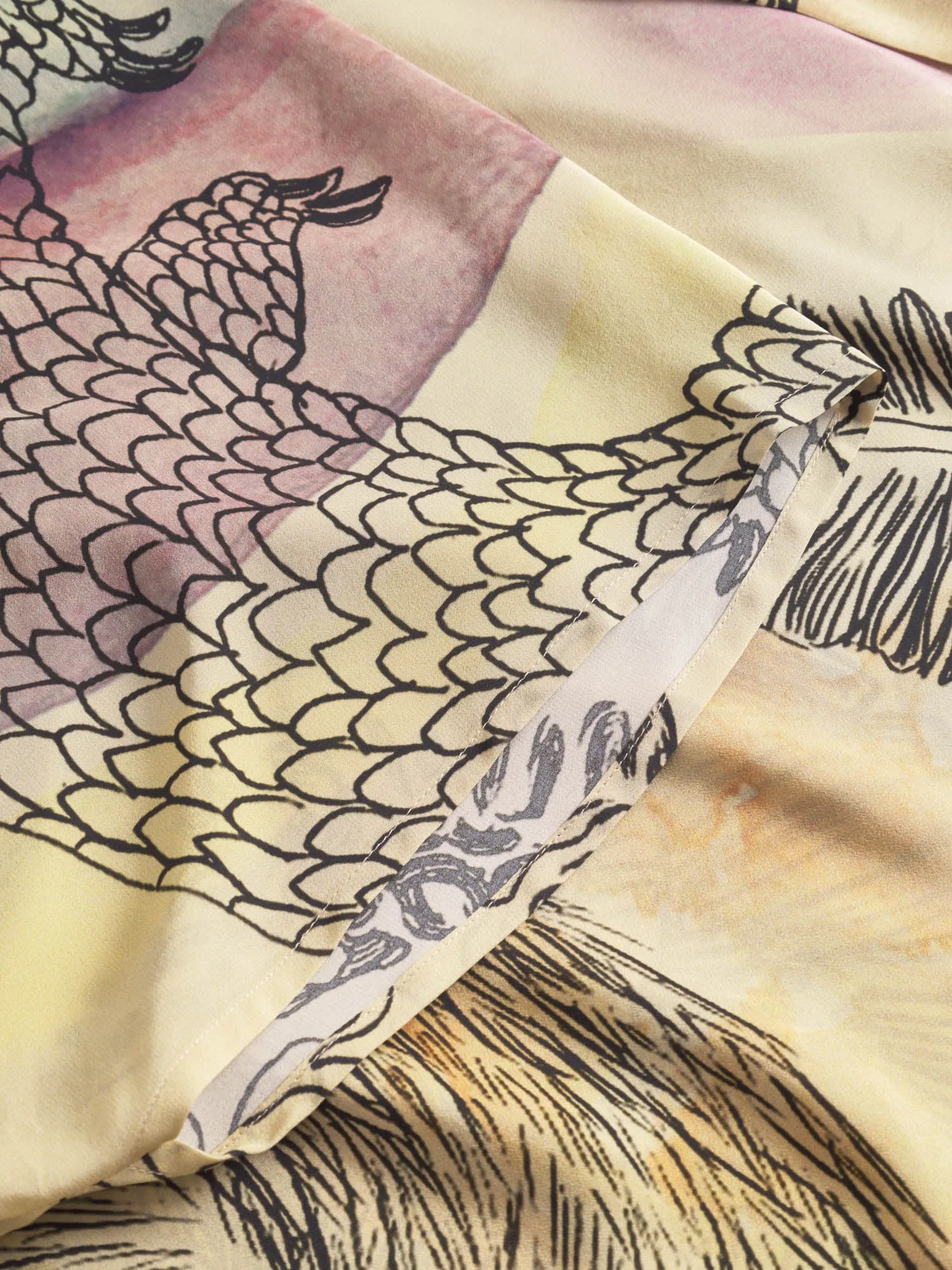 Silk Dress - Print B