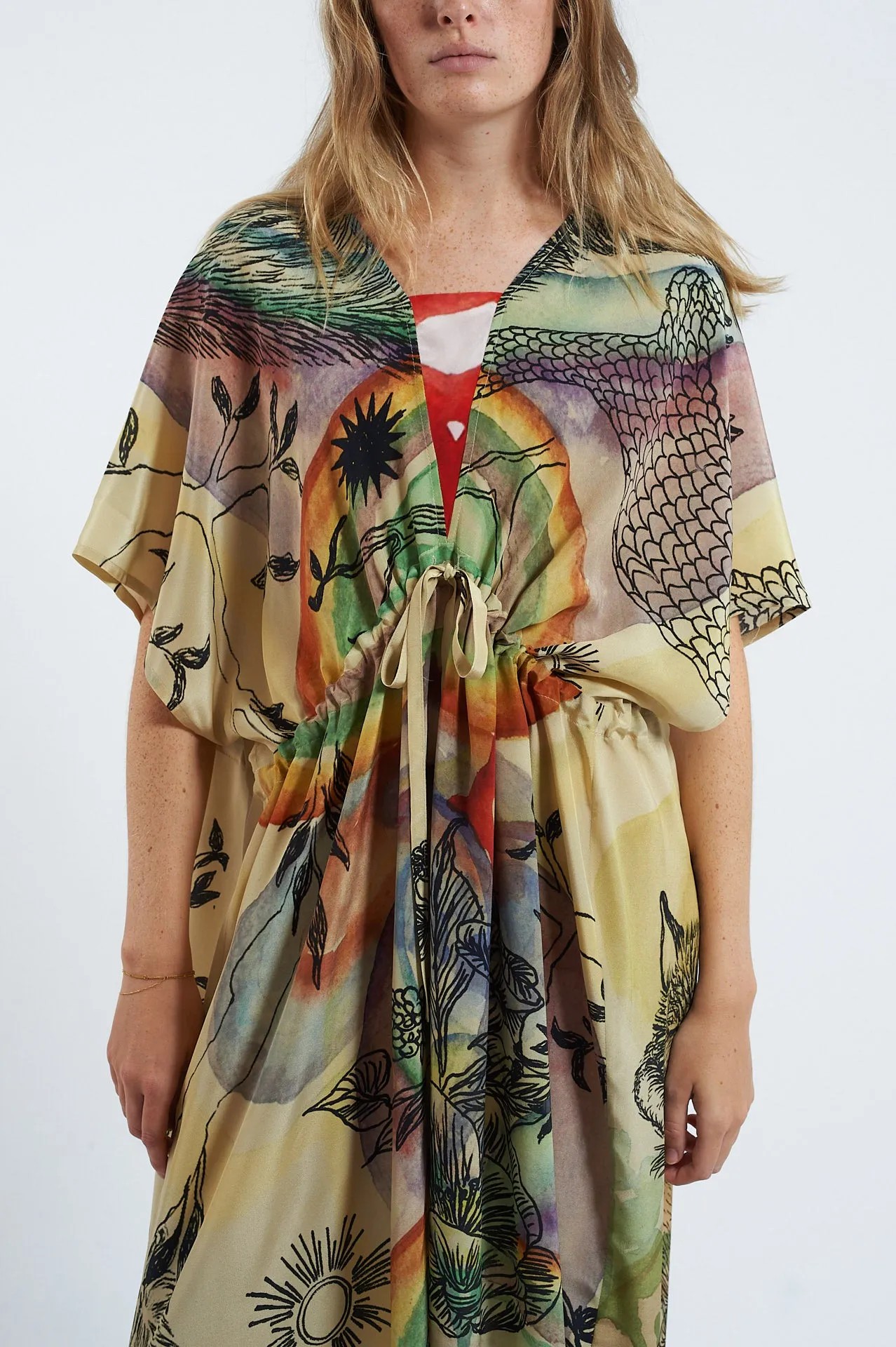 Silk Dress - Print B