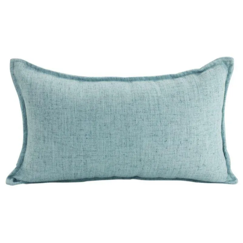 Sky Blue Linen Cushion - 30cm x 50cm
