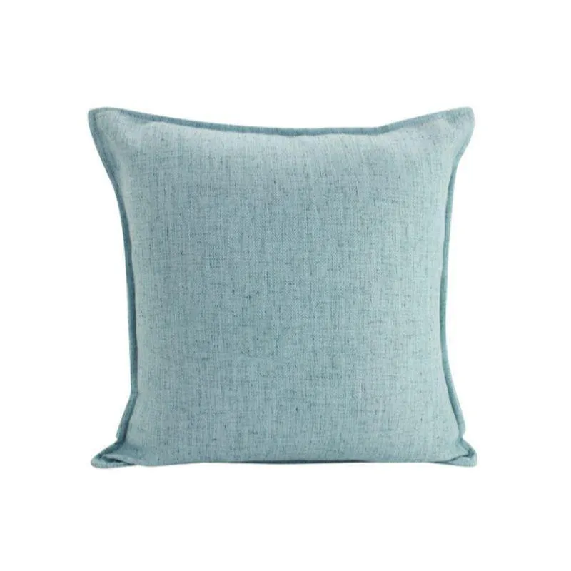 Sky Blue Linen Cushion - 55cm x 55cm