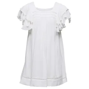 Snapper Rock Tashort Sleeveel Time Beach Dress G11067 - White