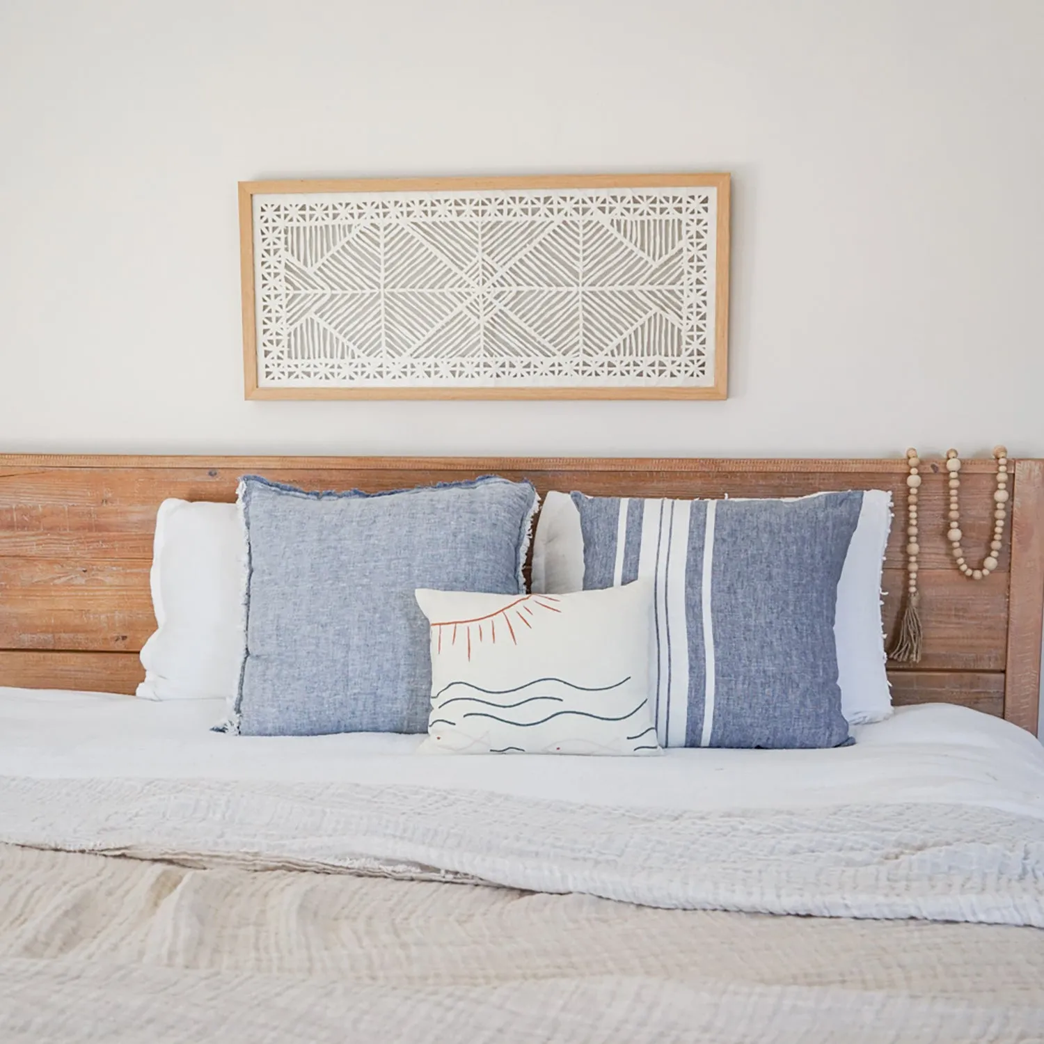 So Soft Linen Fringe Throw Pillow