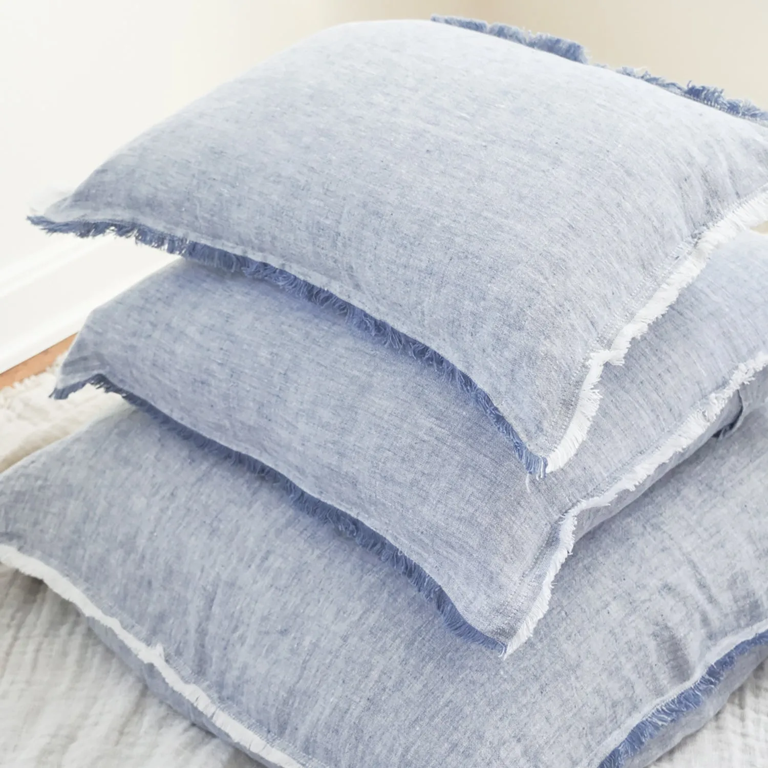 So Soft Linen Fringe Throw Pillow