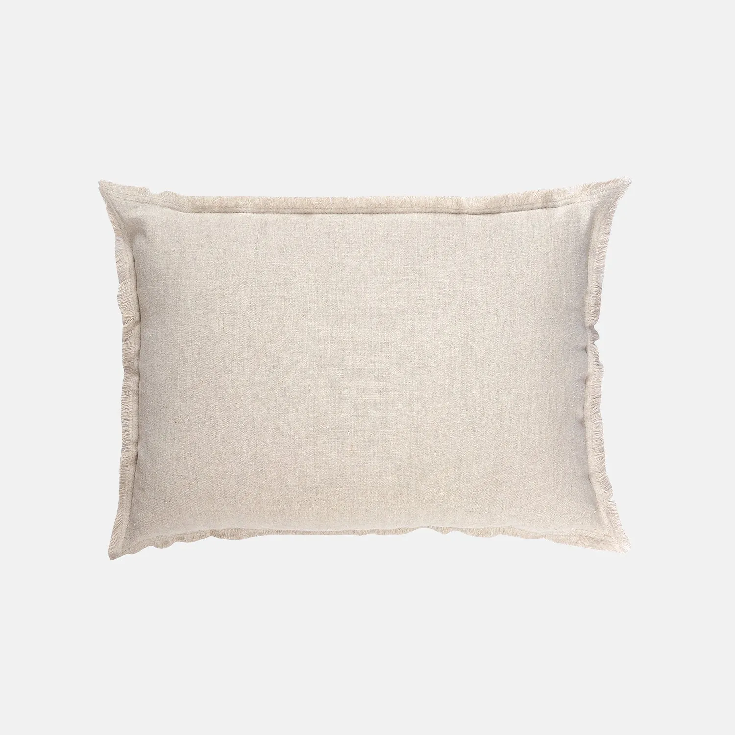 So Soft Linen Fringe Throw Pillow