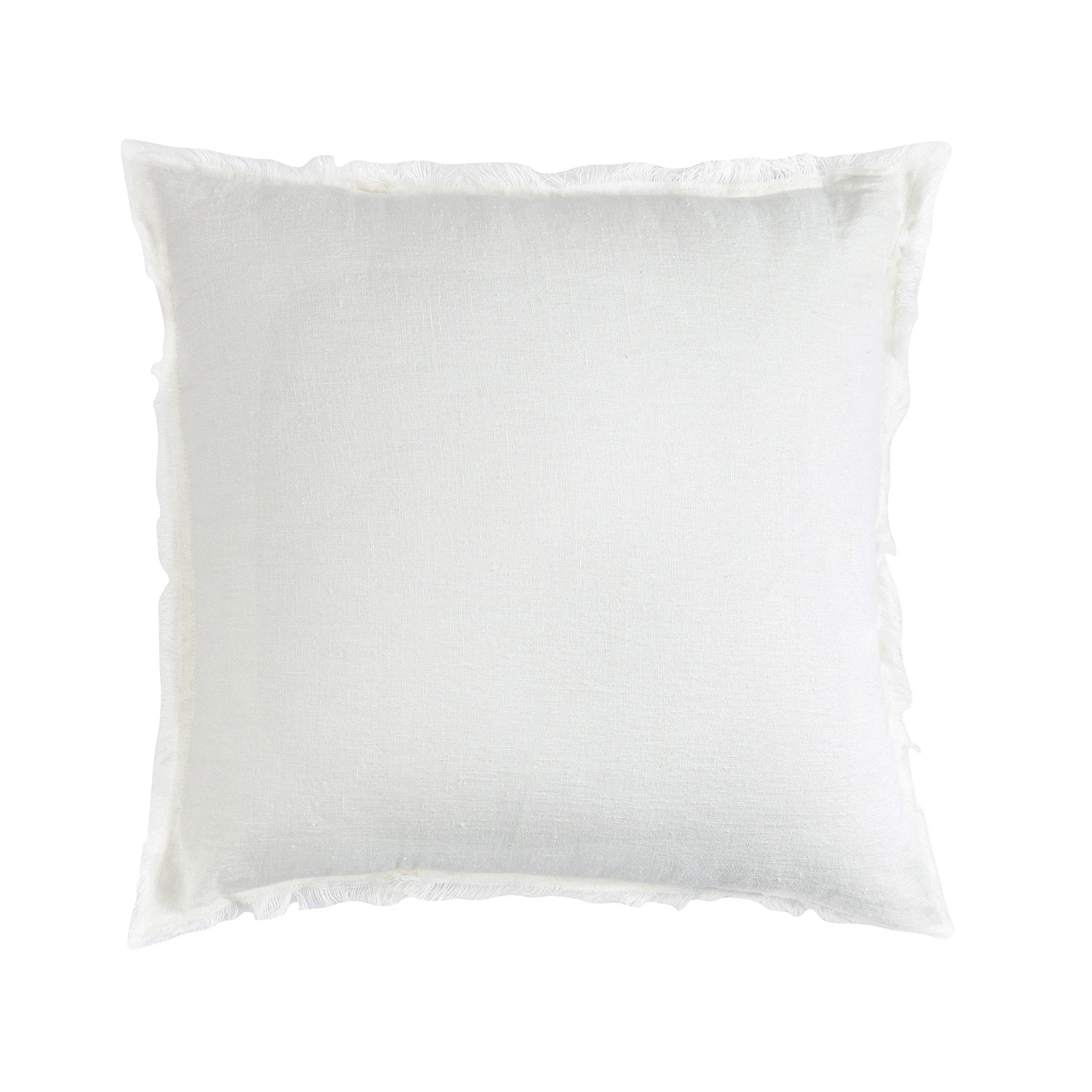 So Soft Linen Fringe Throw Pillow