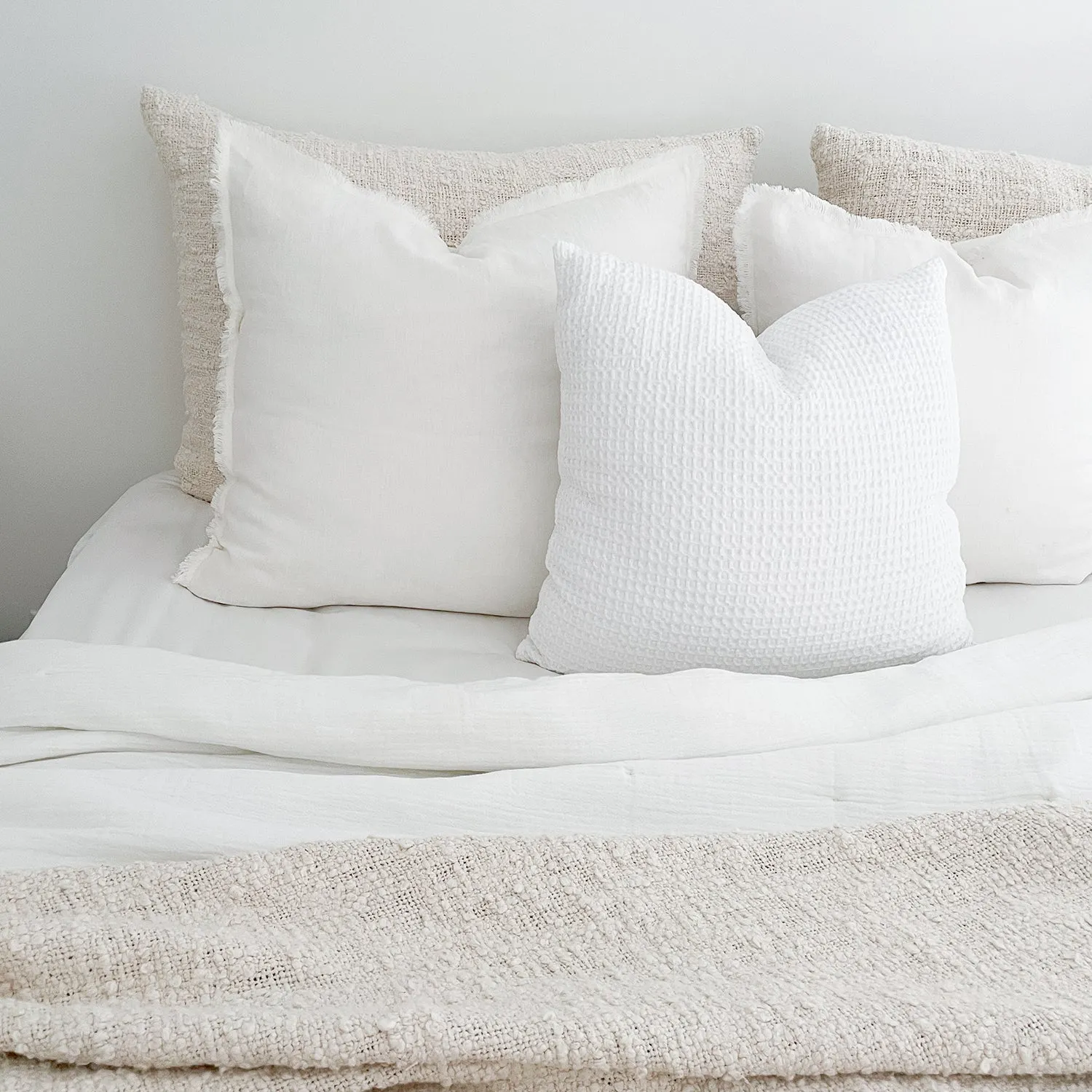So Soft Linen Fringe Throw Pillow