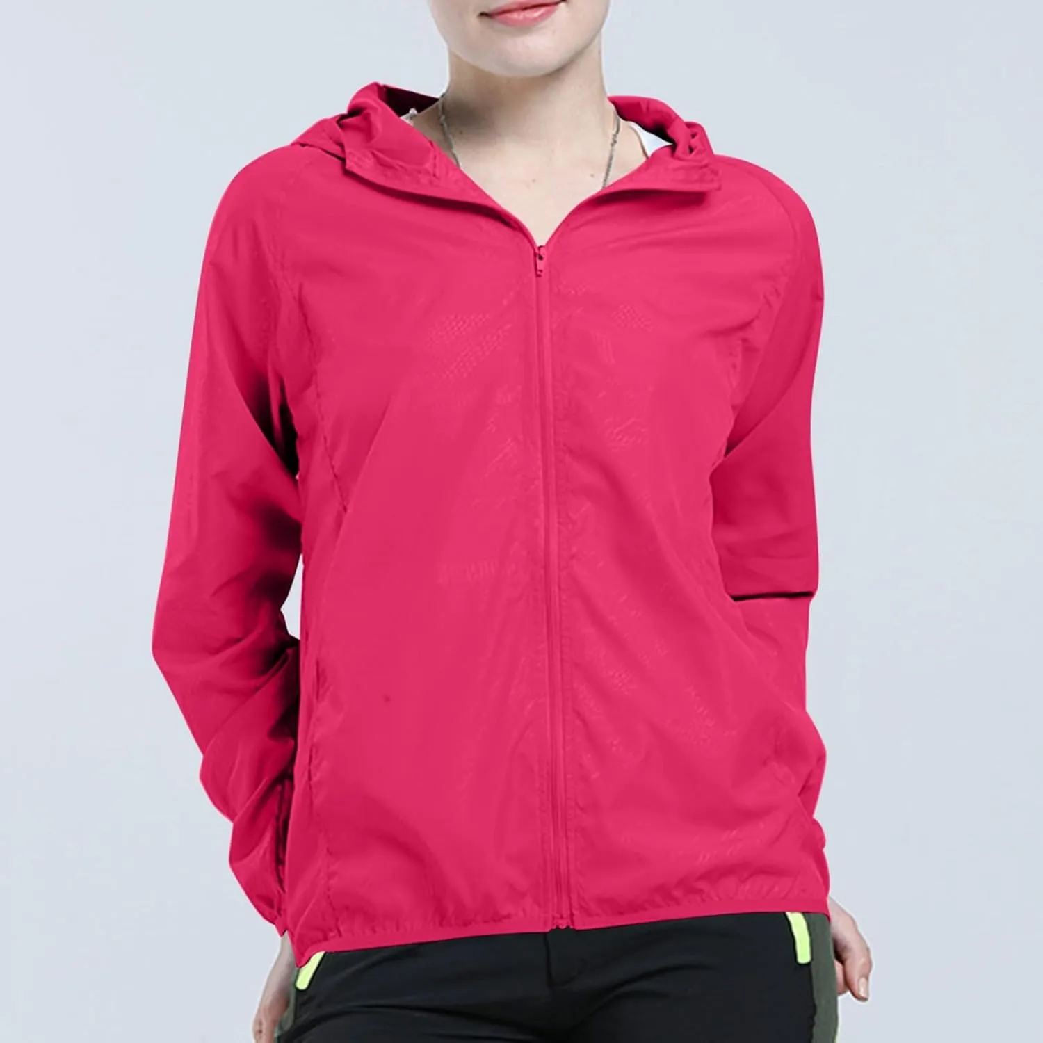 Sun Protection Hoodie SPF Jacket Women & Men Lightweight Full Zip Up Summer UV UPF50  Jackets Family Matching Clothes